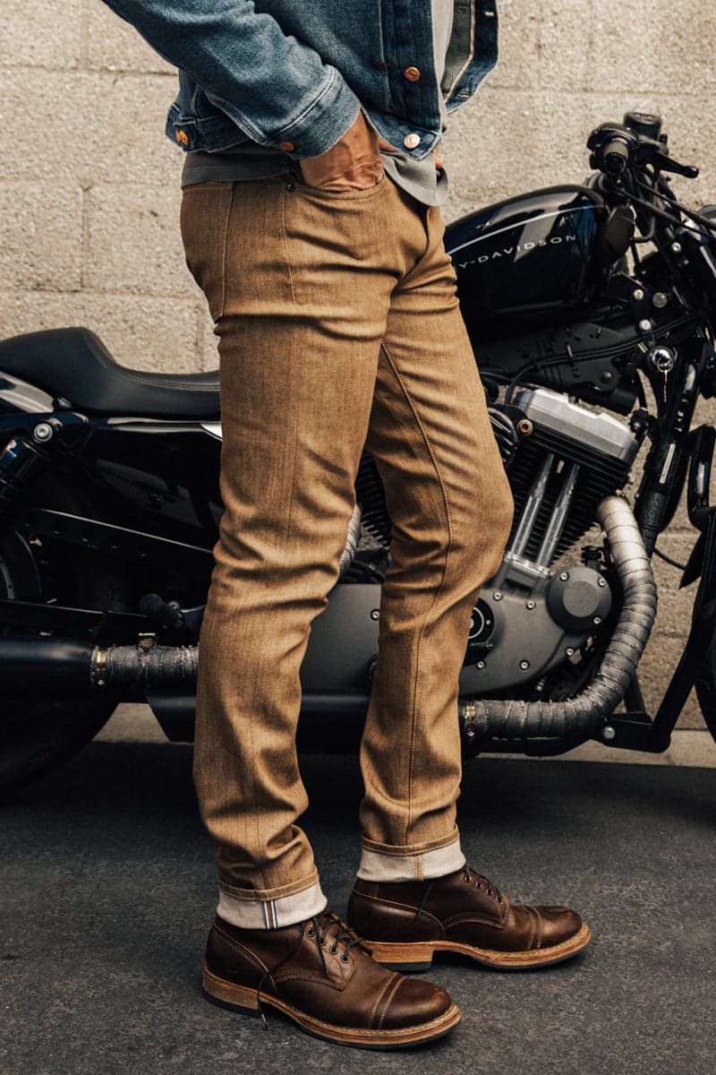 The Pen Slim - Copper Raw 10.5oz Selvedge