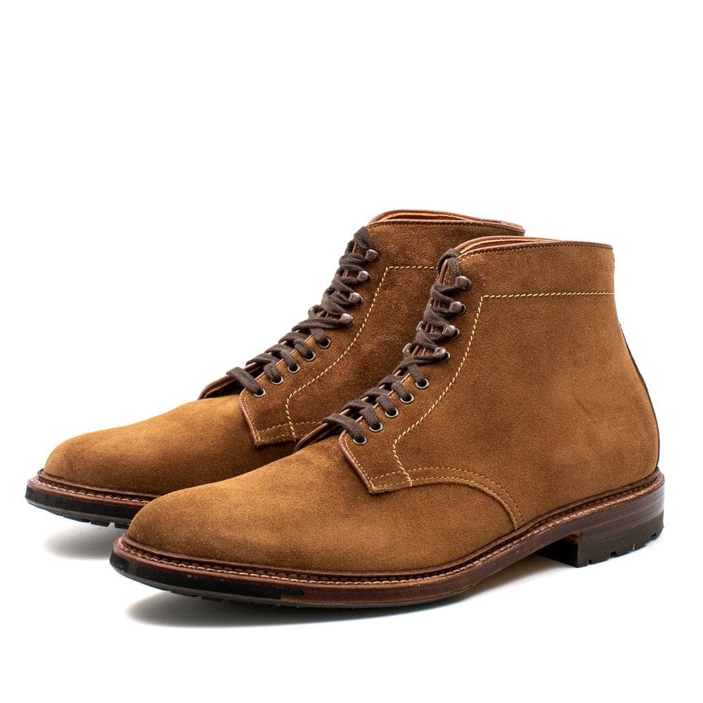 Plain Toe Boot Snuff Calf Suede 4511HC