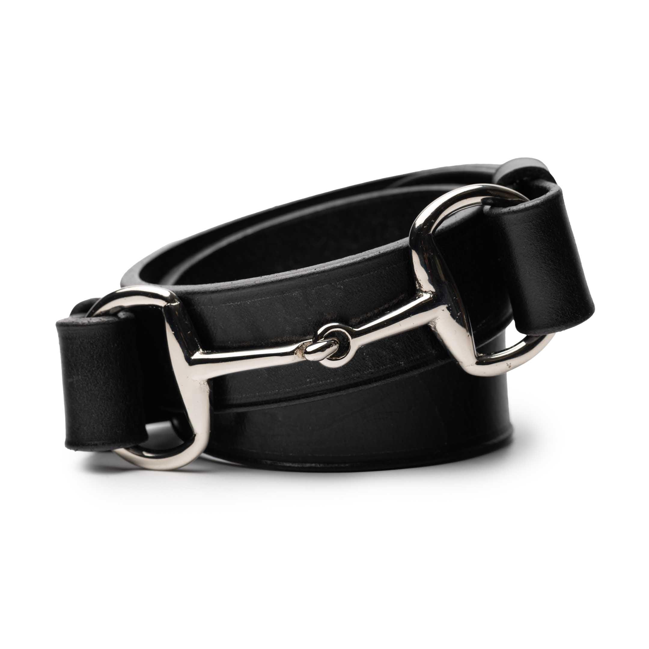 Ashton Belt Black/Nickel