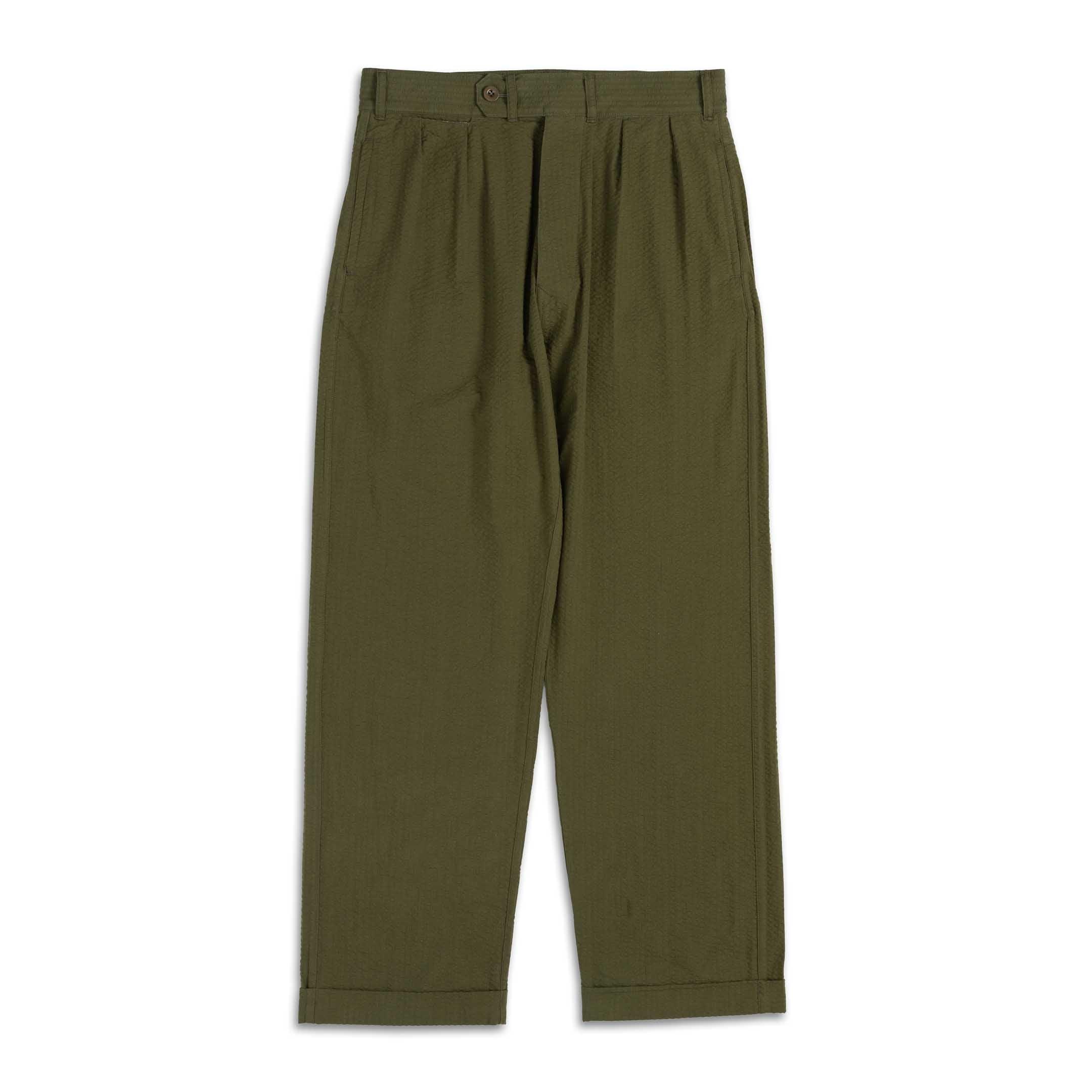 Brunel Trouser Seersucker Green