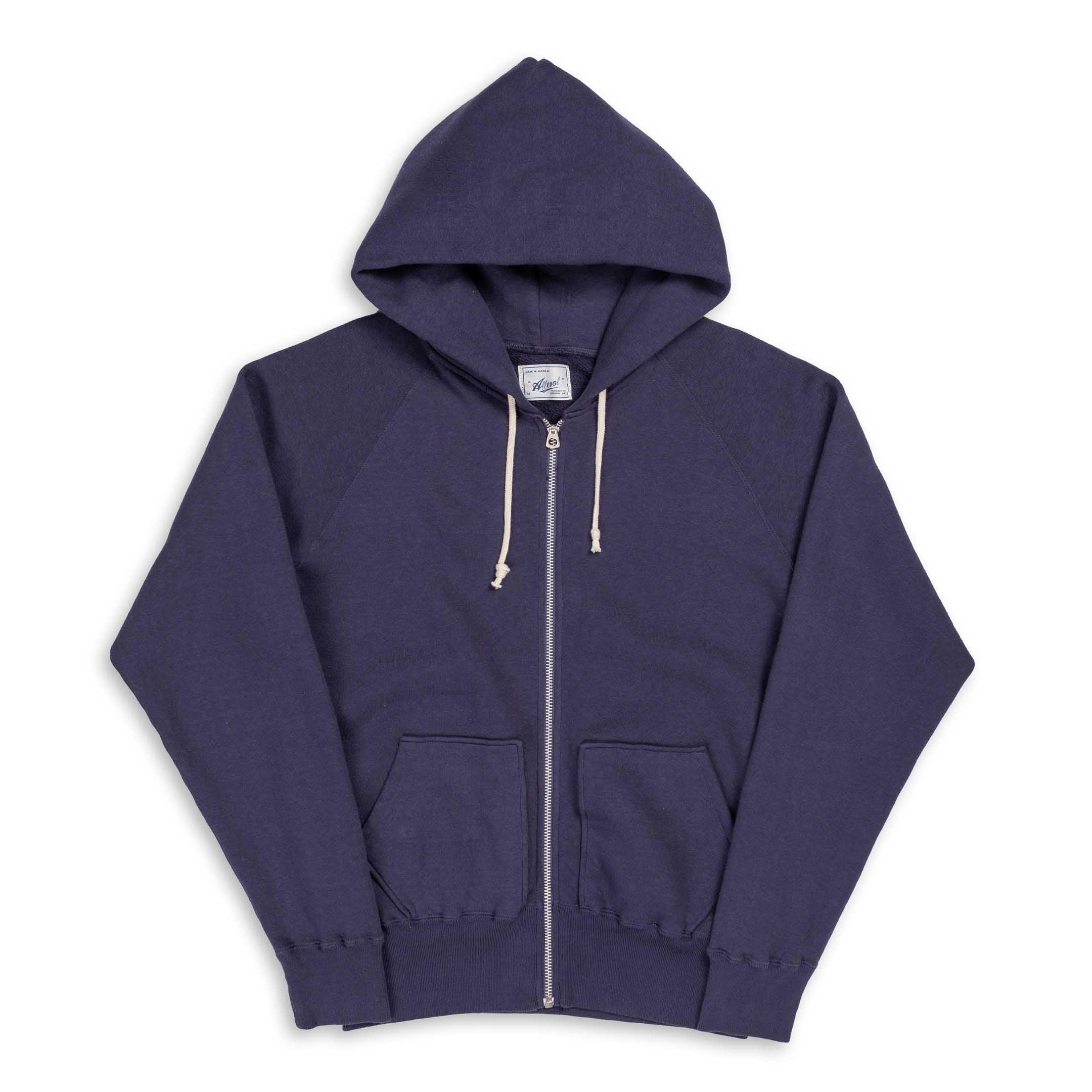 Easy 'Full Zip' Hooded Sweatshirt Navy