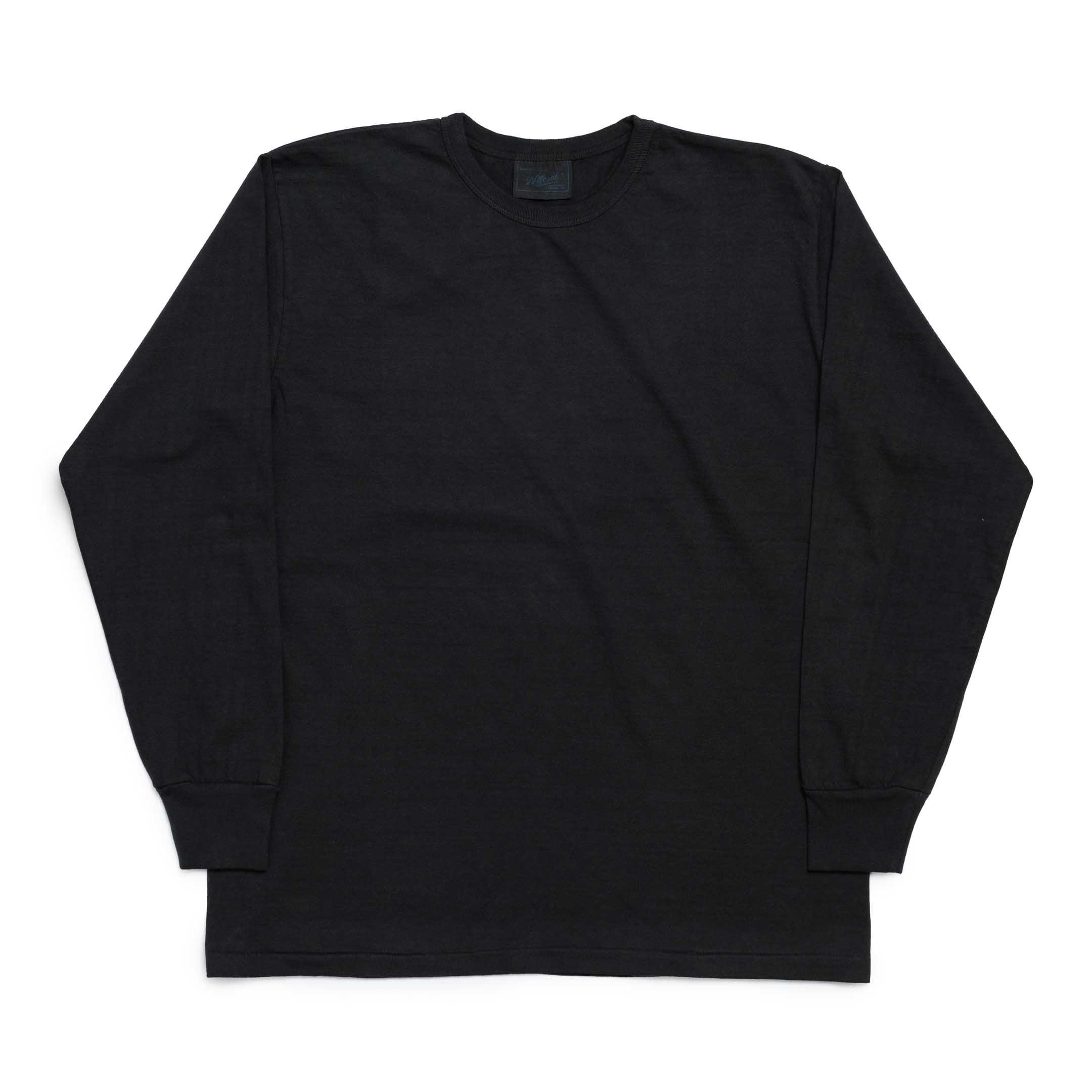 Heavy Duty Crew Neck L/S T-Shirt Black