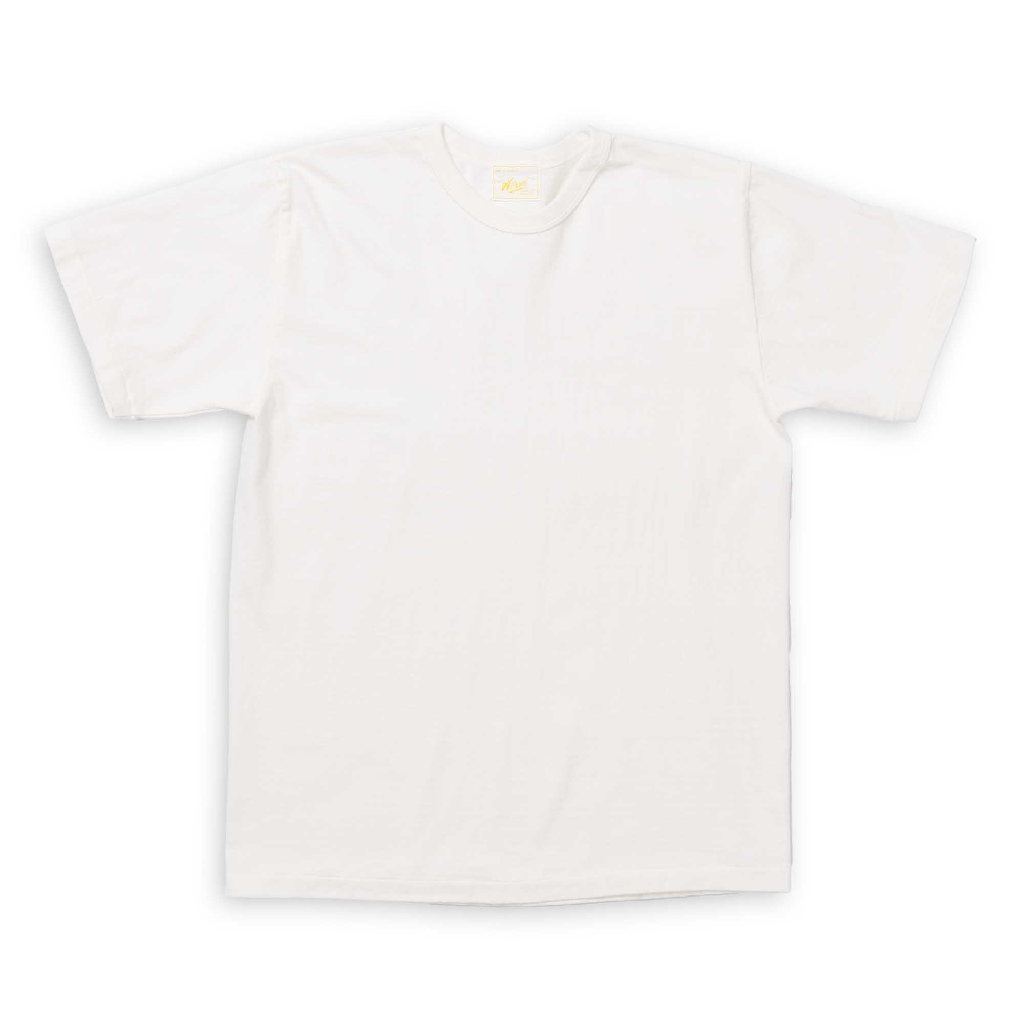 Heavy Duty Crew Neck T-shirt Cropped White