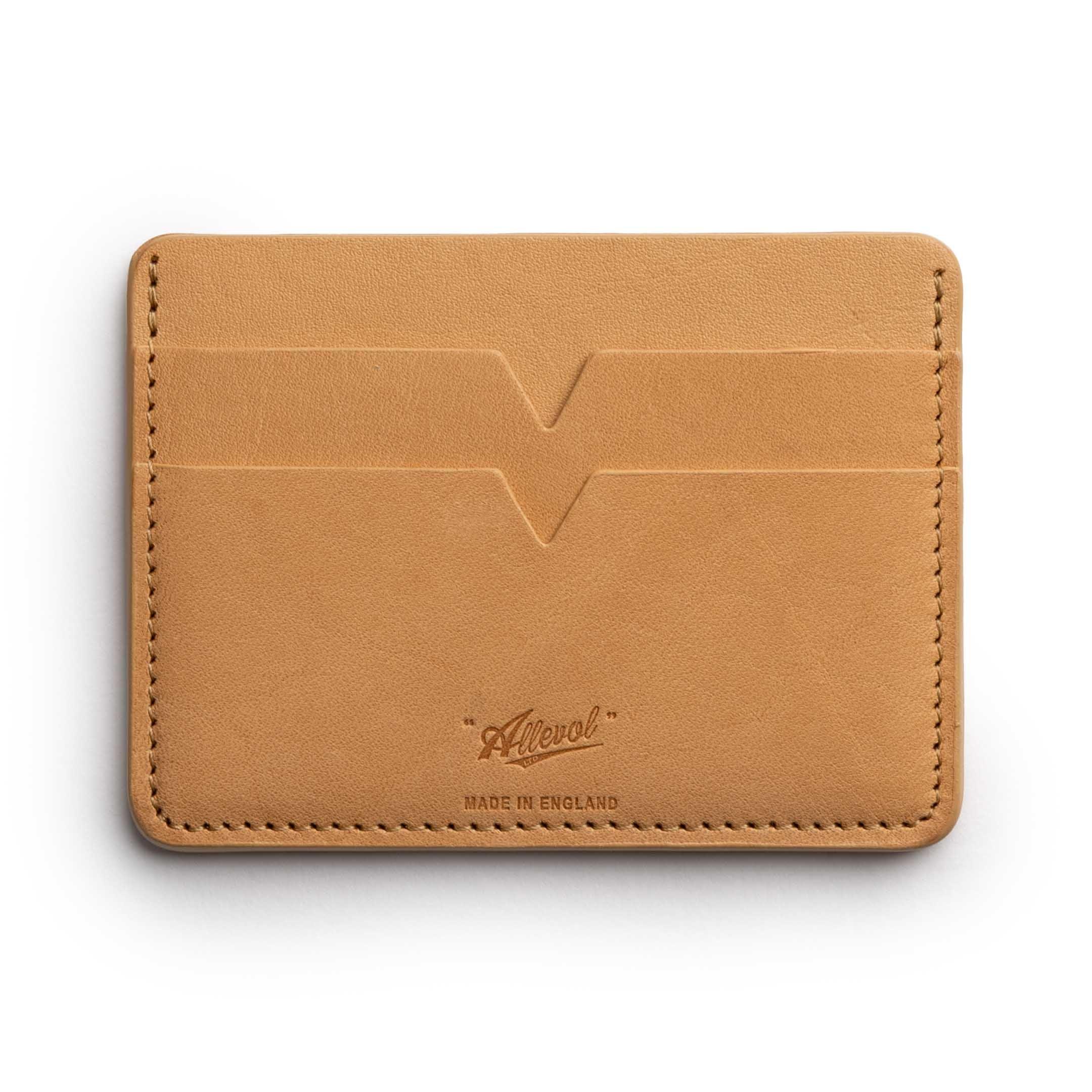 Leather Card Holder Natural