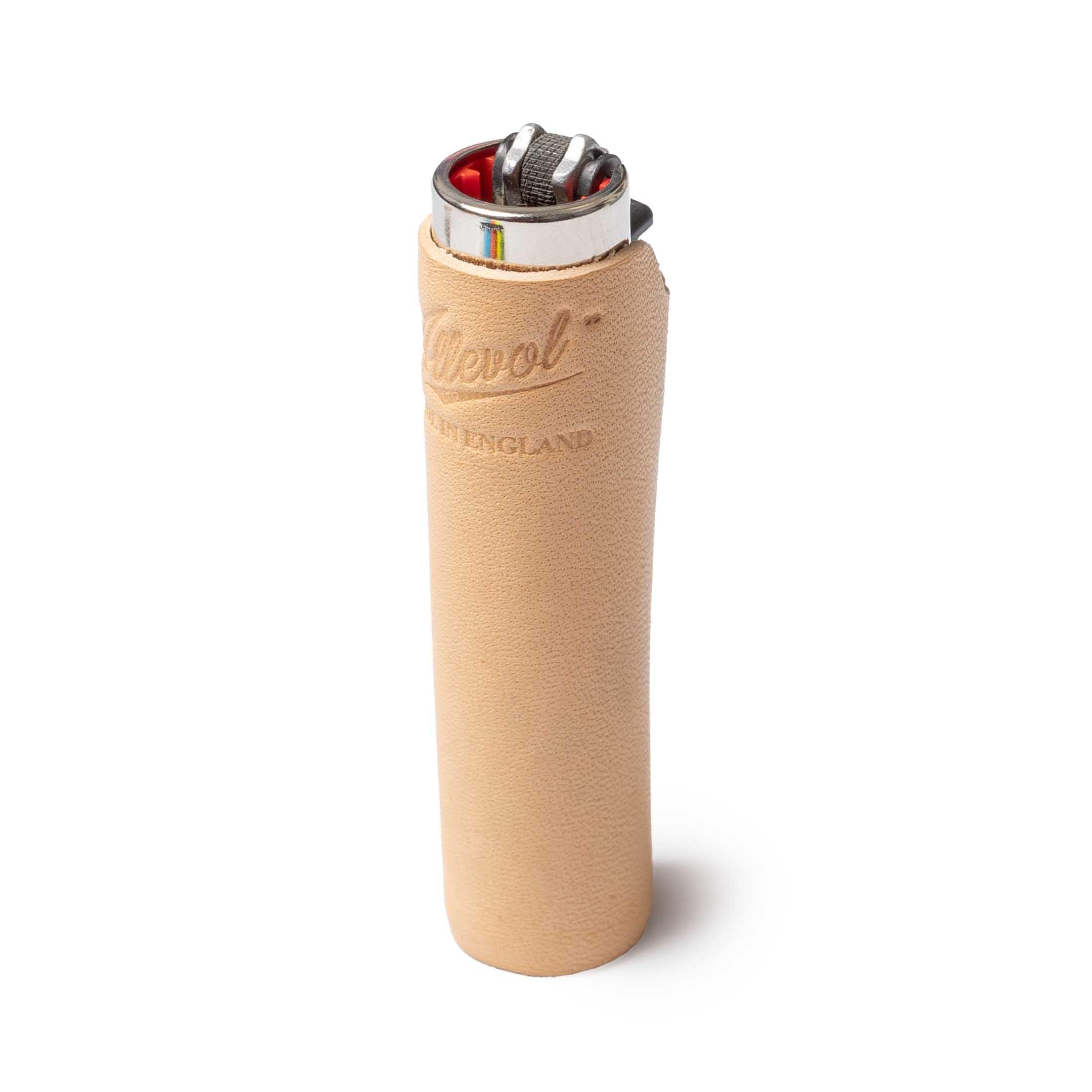 Leather Lighter Holder Natural