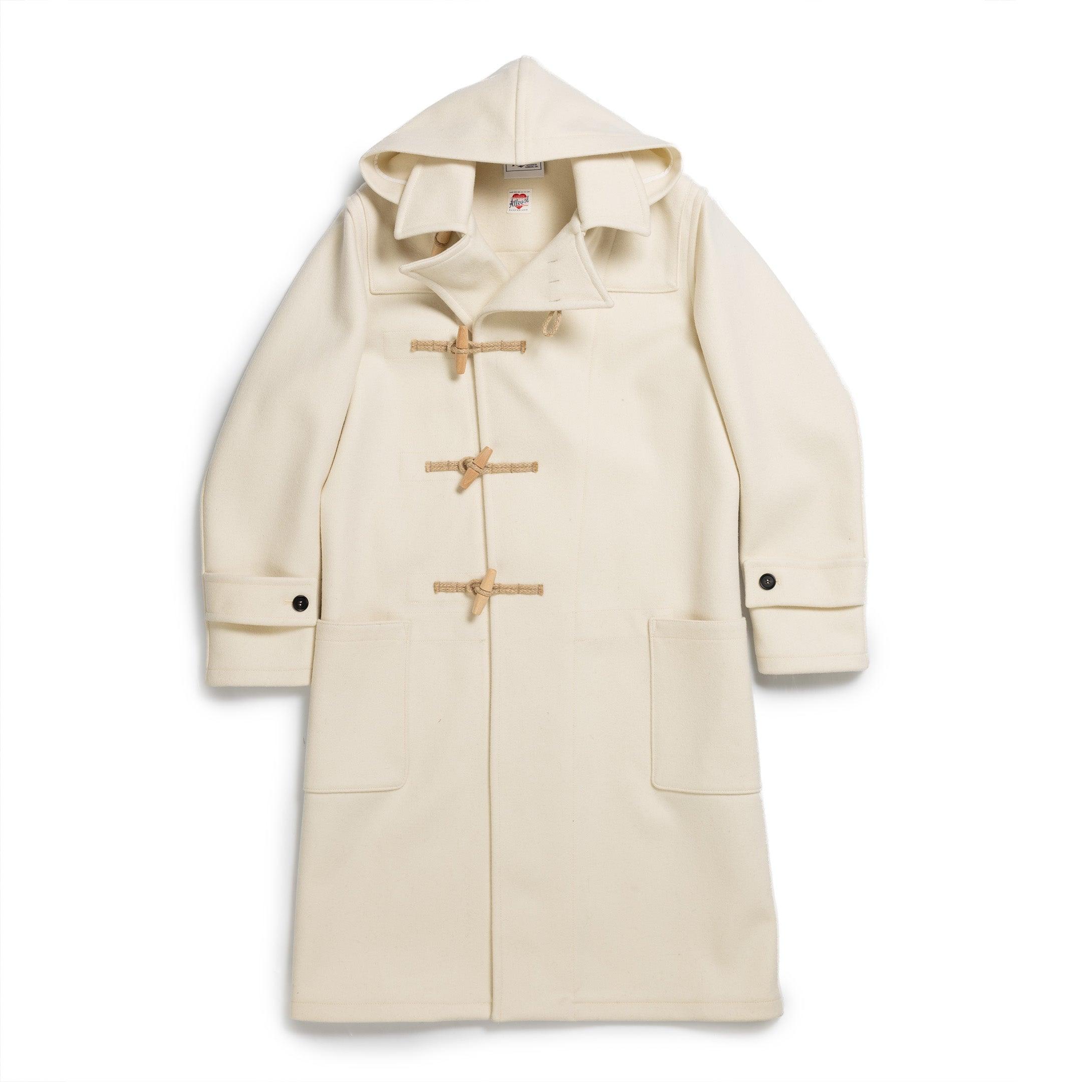 'Pat' Duffle Coat White