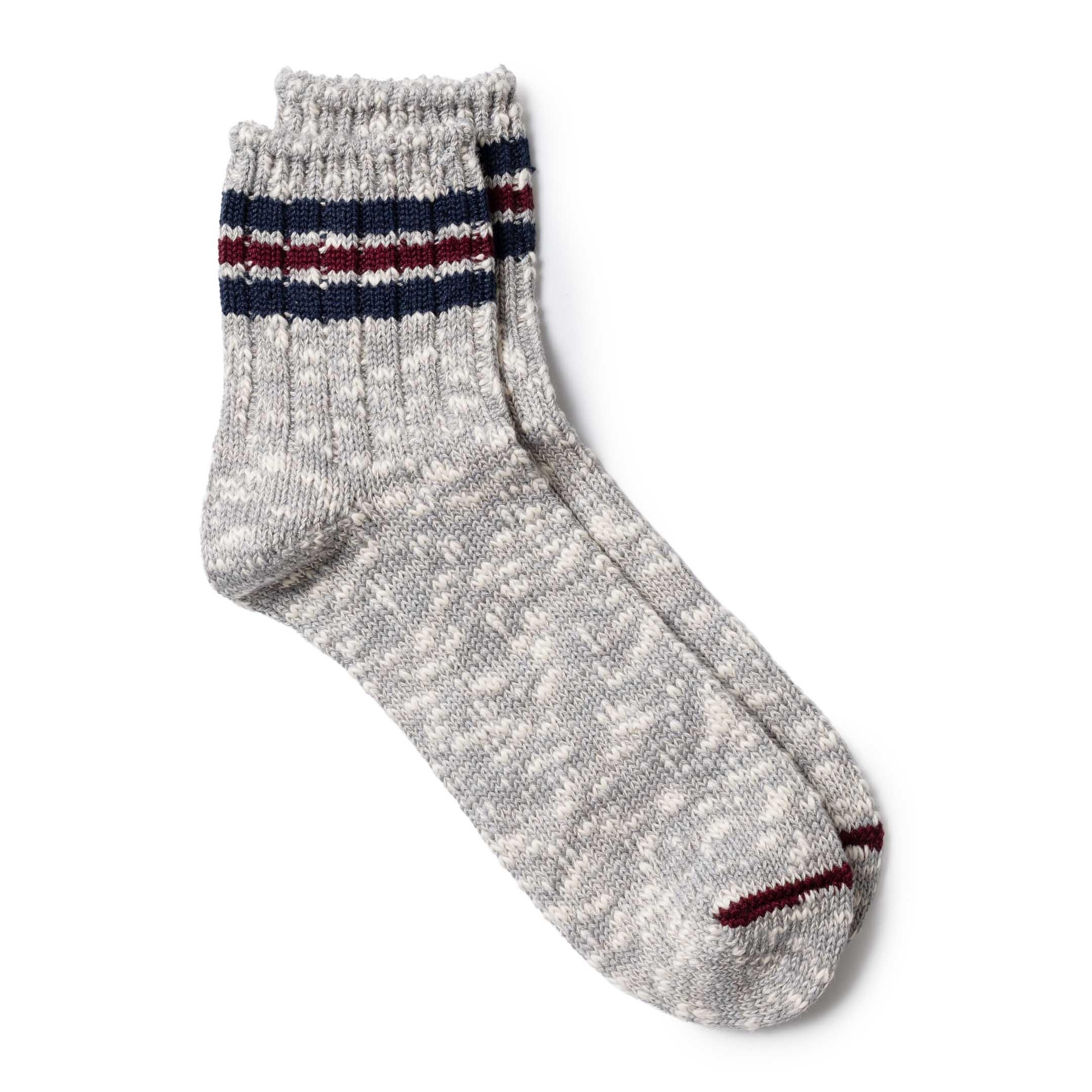 3Line Slub Q Sock M. Grey