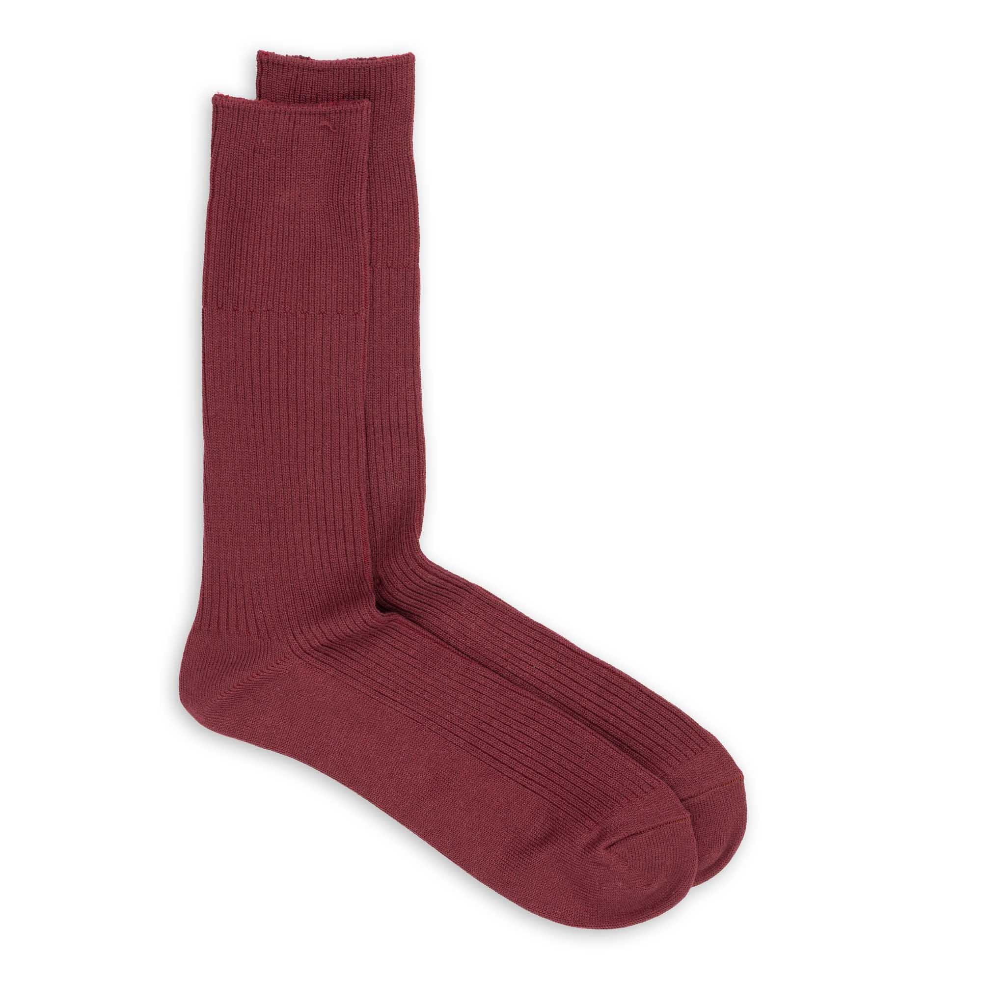 Brilliant Crew Sock Wine