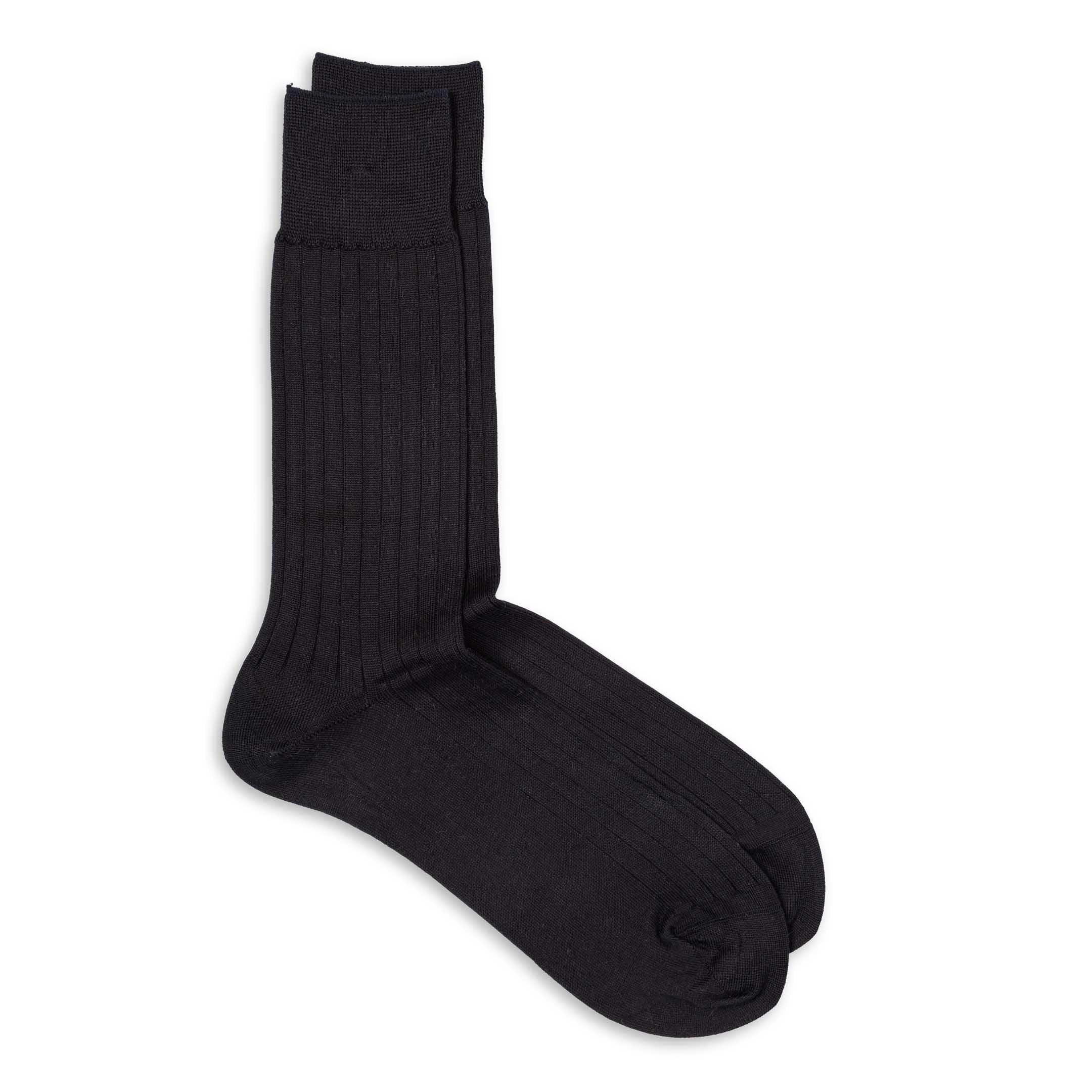 Supima Dress Socks Black