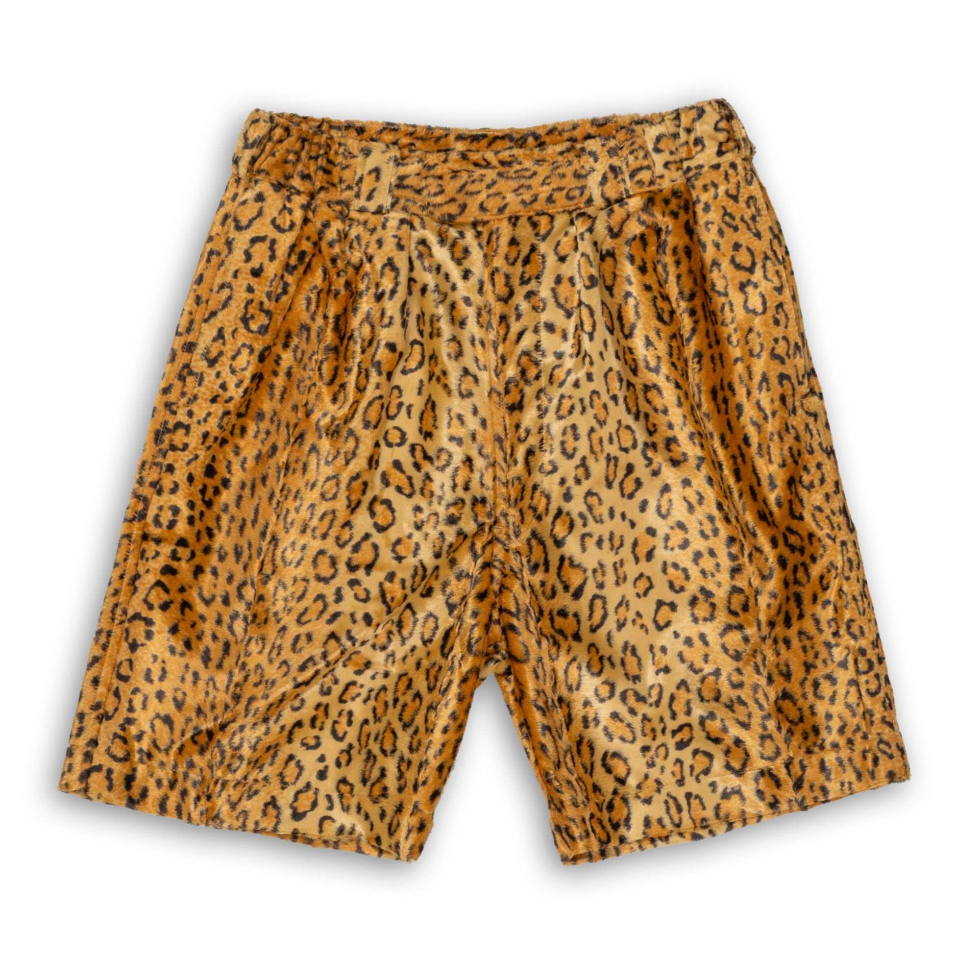 Leopard Rayon Shorts