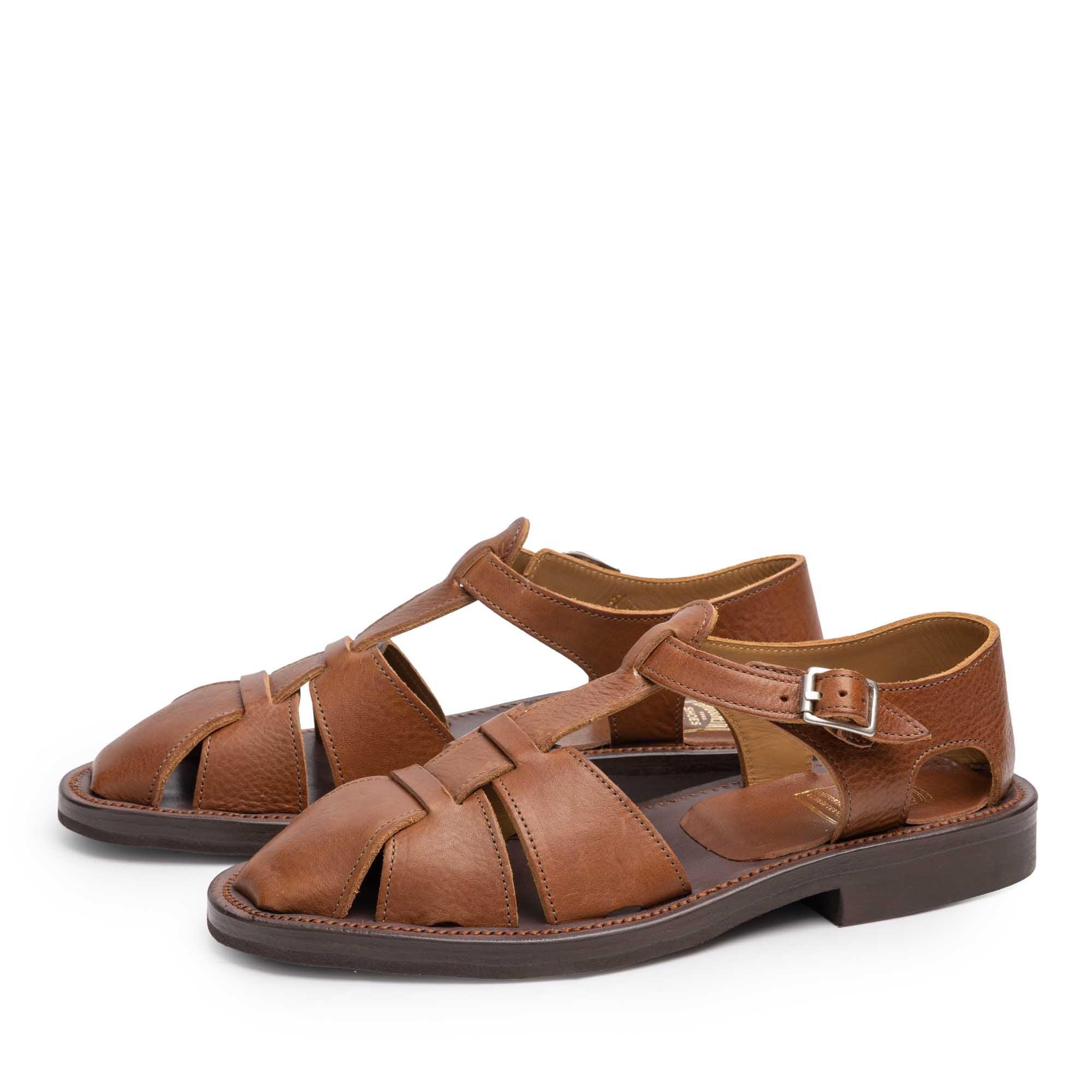 Bruschetta By Brass Shoe Co. Orleans BC1 Brown Vachetta