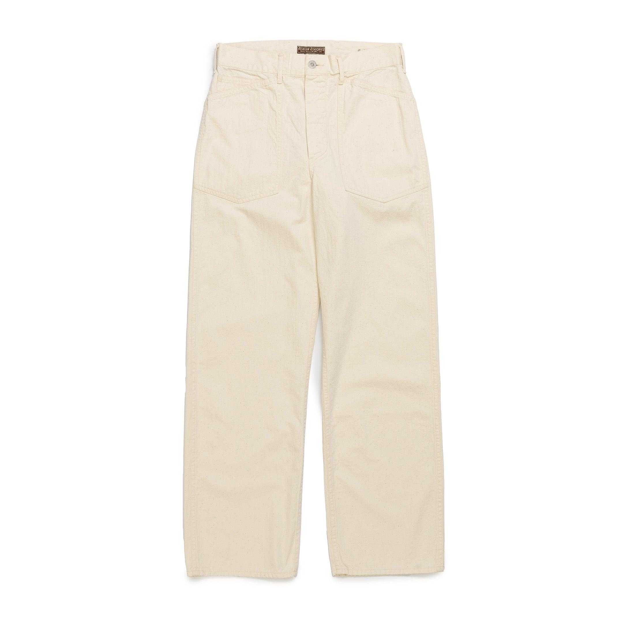 Working Trousers White Twill