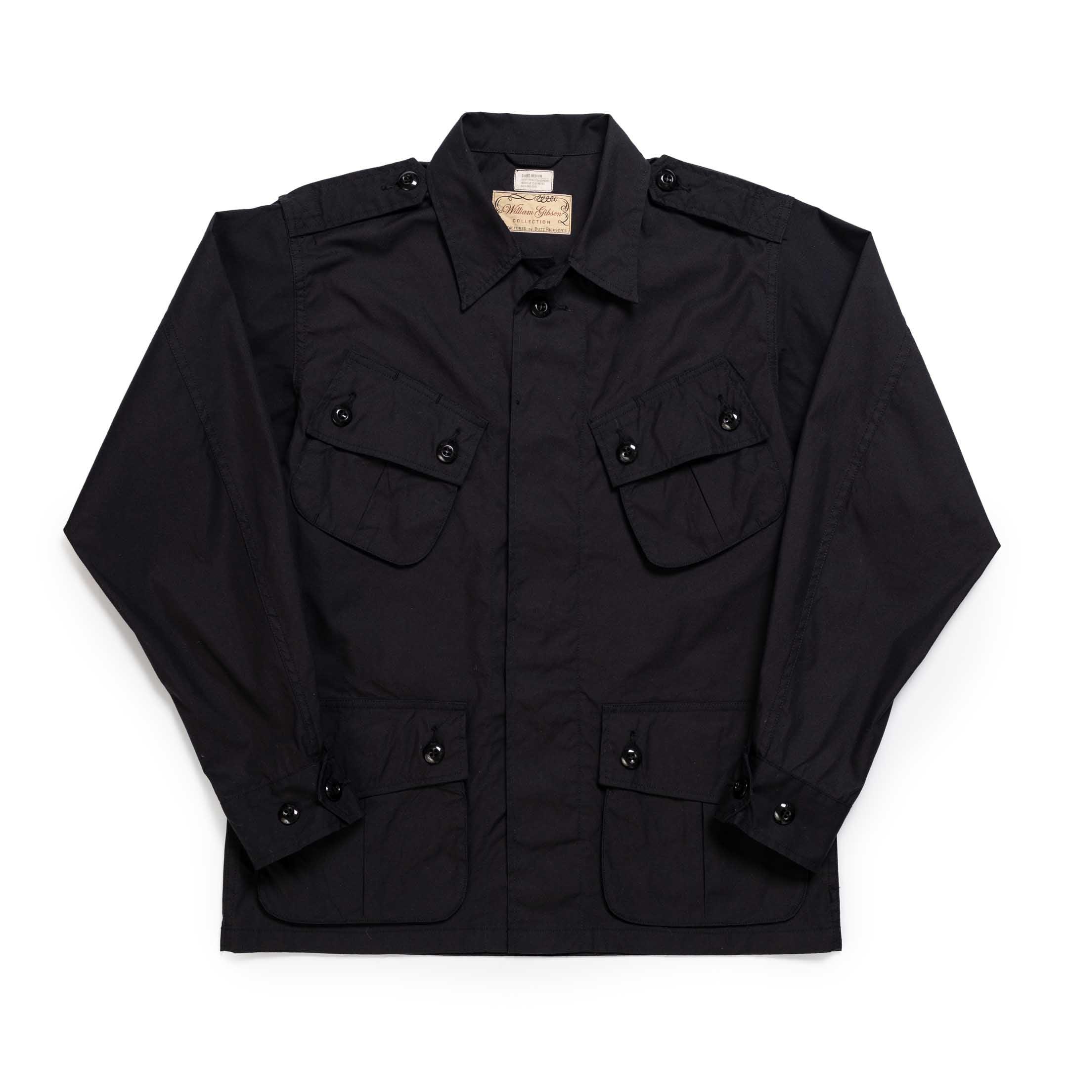 ’s x William Gibson Tropical Combat Coat Black