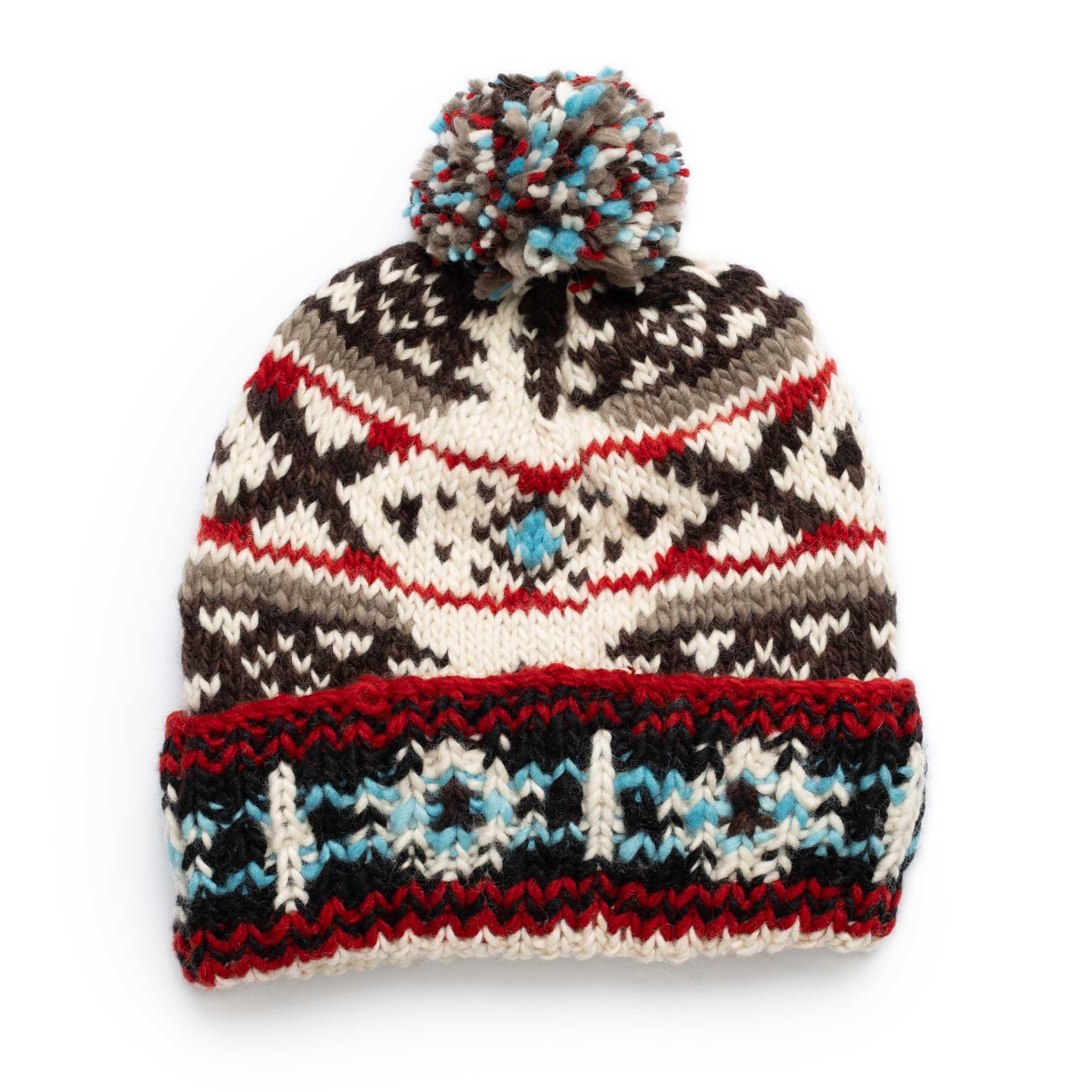 Double Cuff Cap Navajo #1 Ivory
