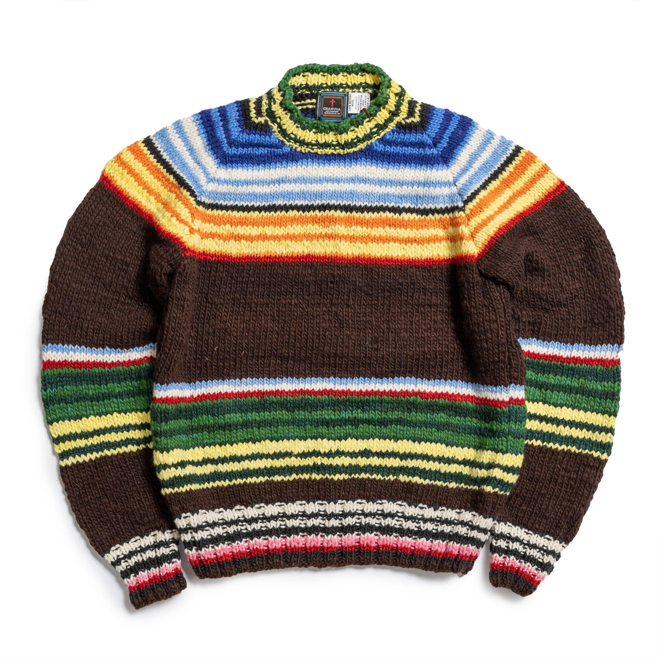 Serape Pullover Sweater Chocolate
