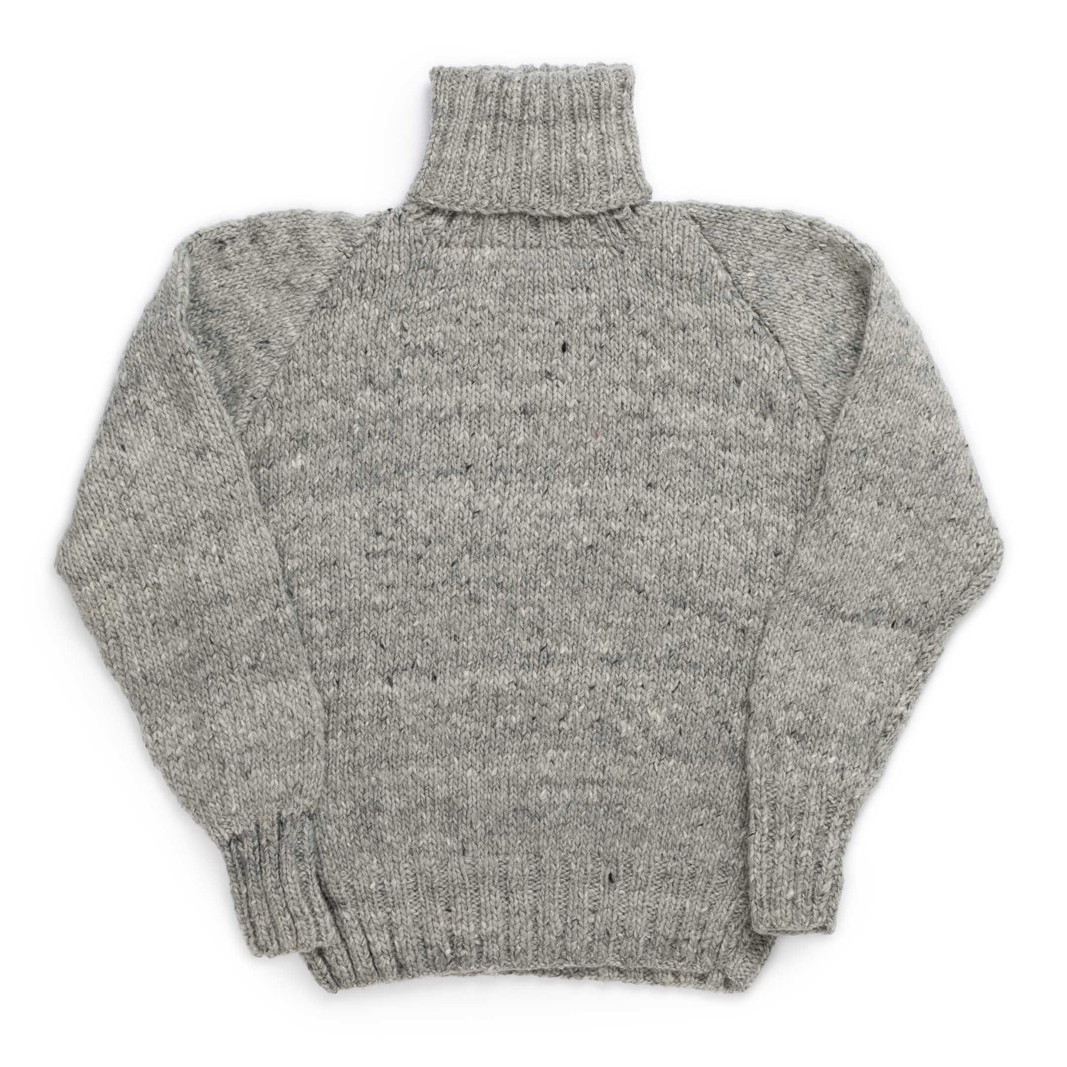 Turtleneck Pullover Pearl Grey