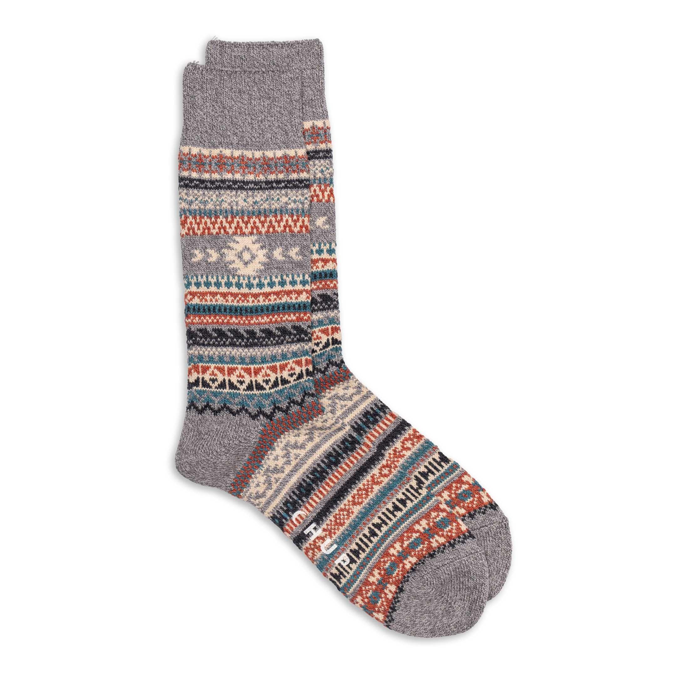Rio Colorado Crew Socks Coin Grey