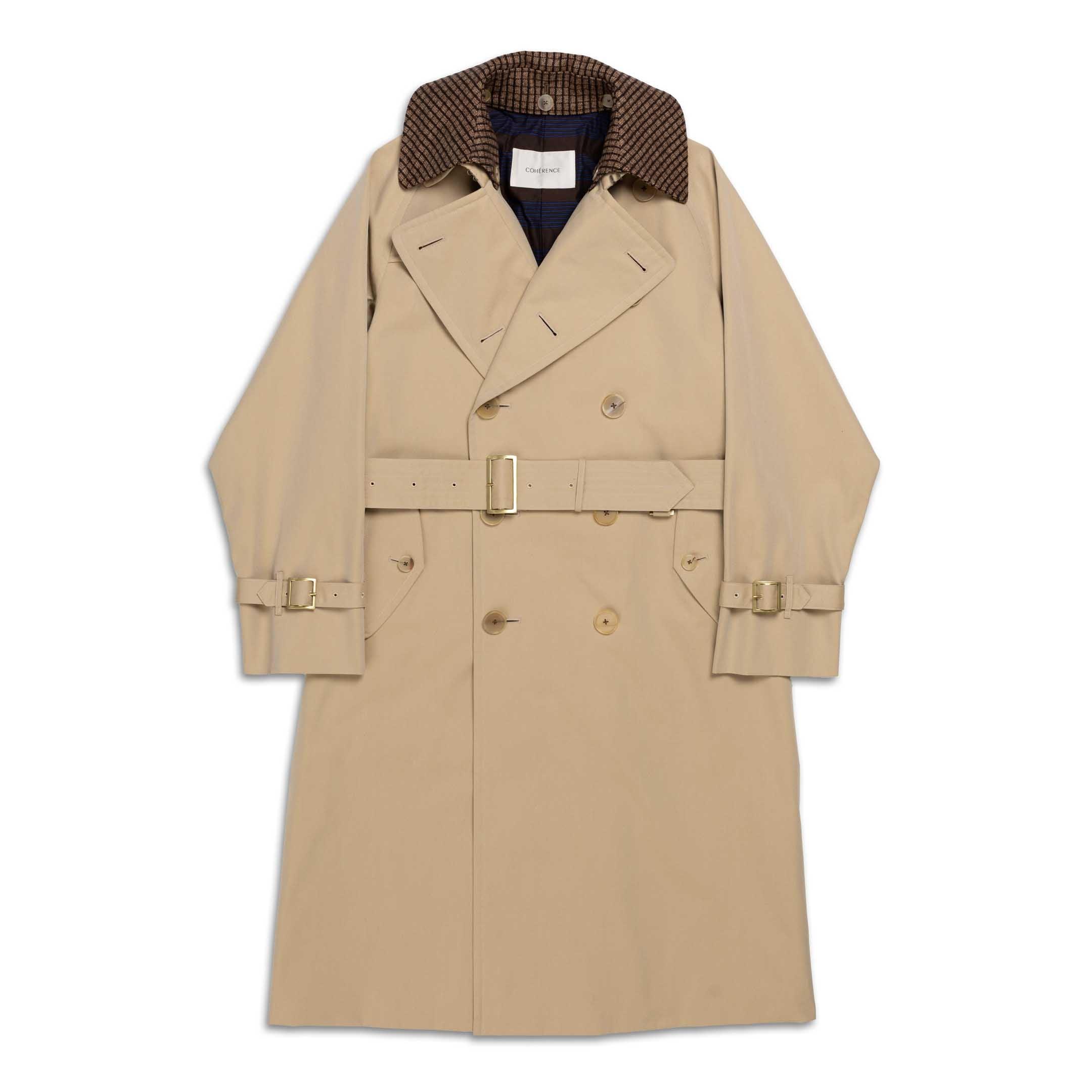 Coherence AL II Trench Coat Gabardine Beige