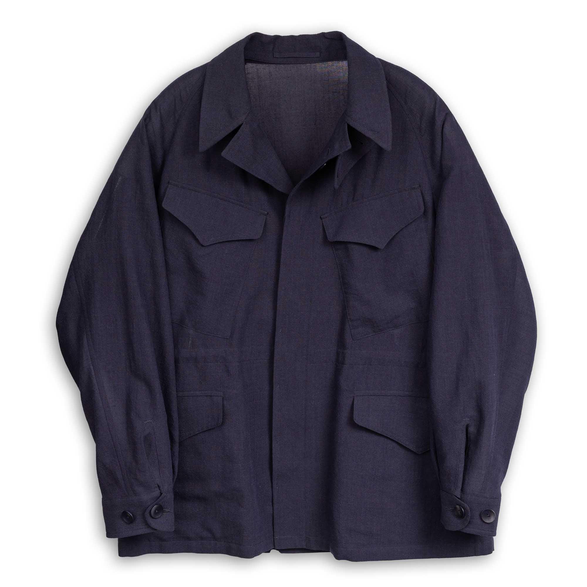 Coherence Robert Wool/Linen/Mohair D.Blue