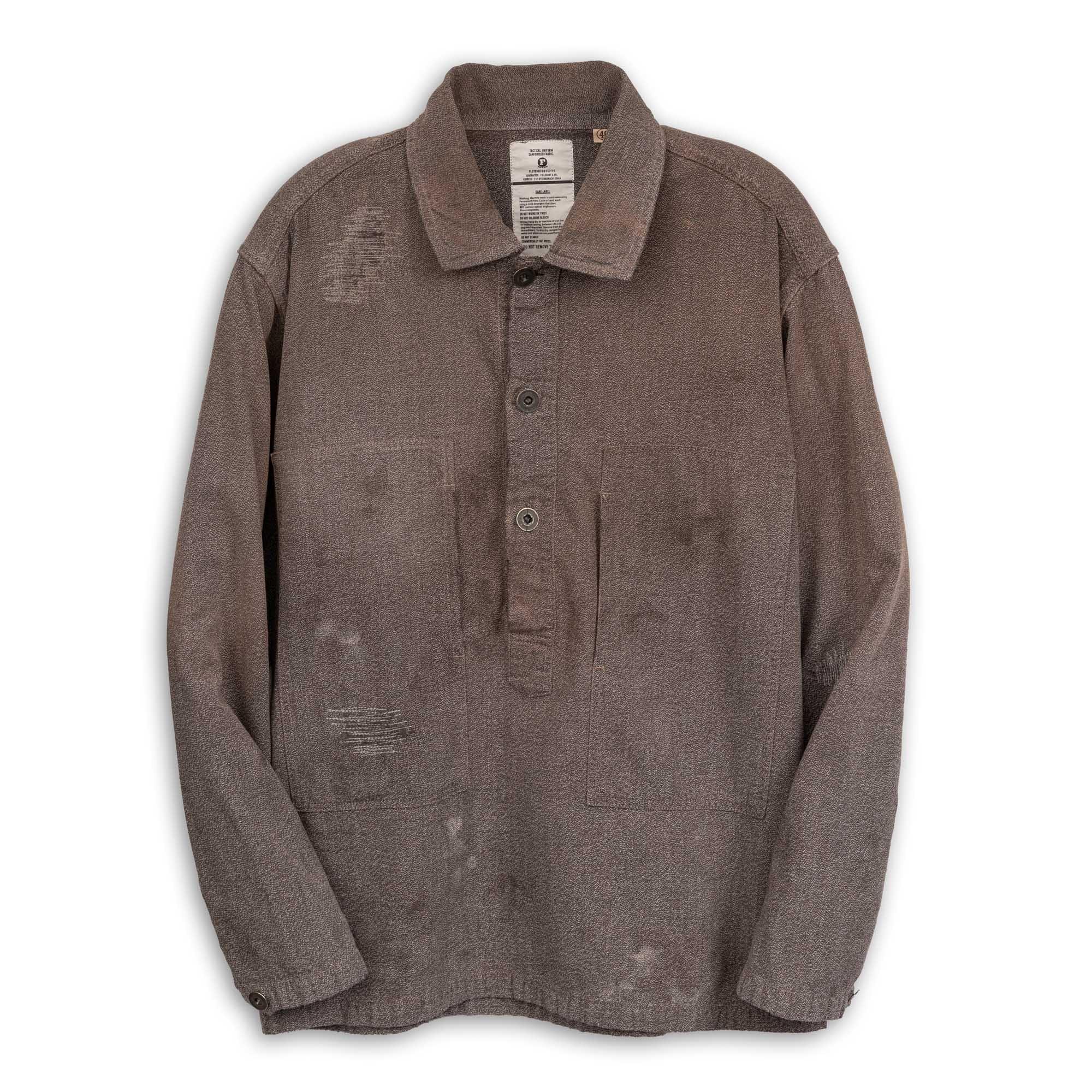 US Army Covert Chambray Pullover Shirt VE (Vintage Effect) Black