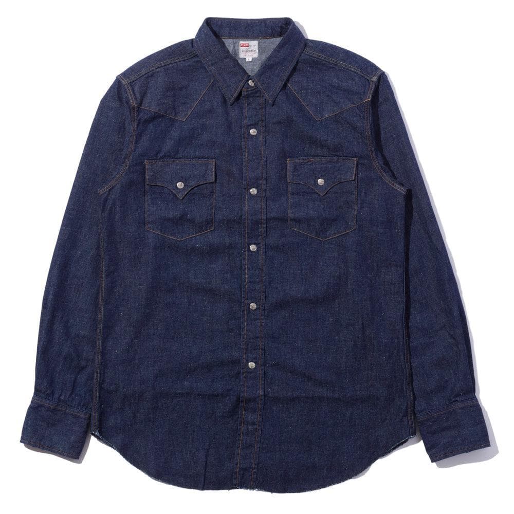 Vaquero Denim Western Shirt Indigo