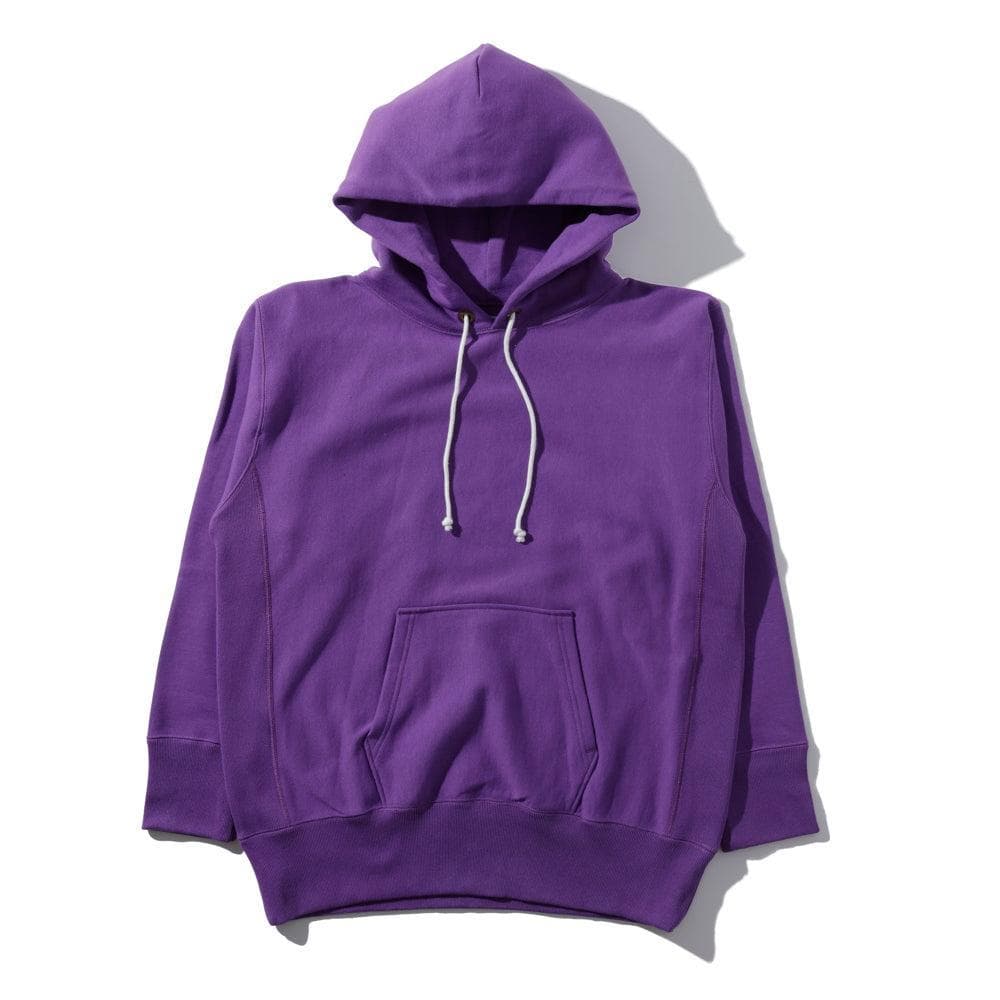Warmup Reverse Weave Hooded Sweatshirt Grape