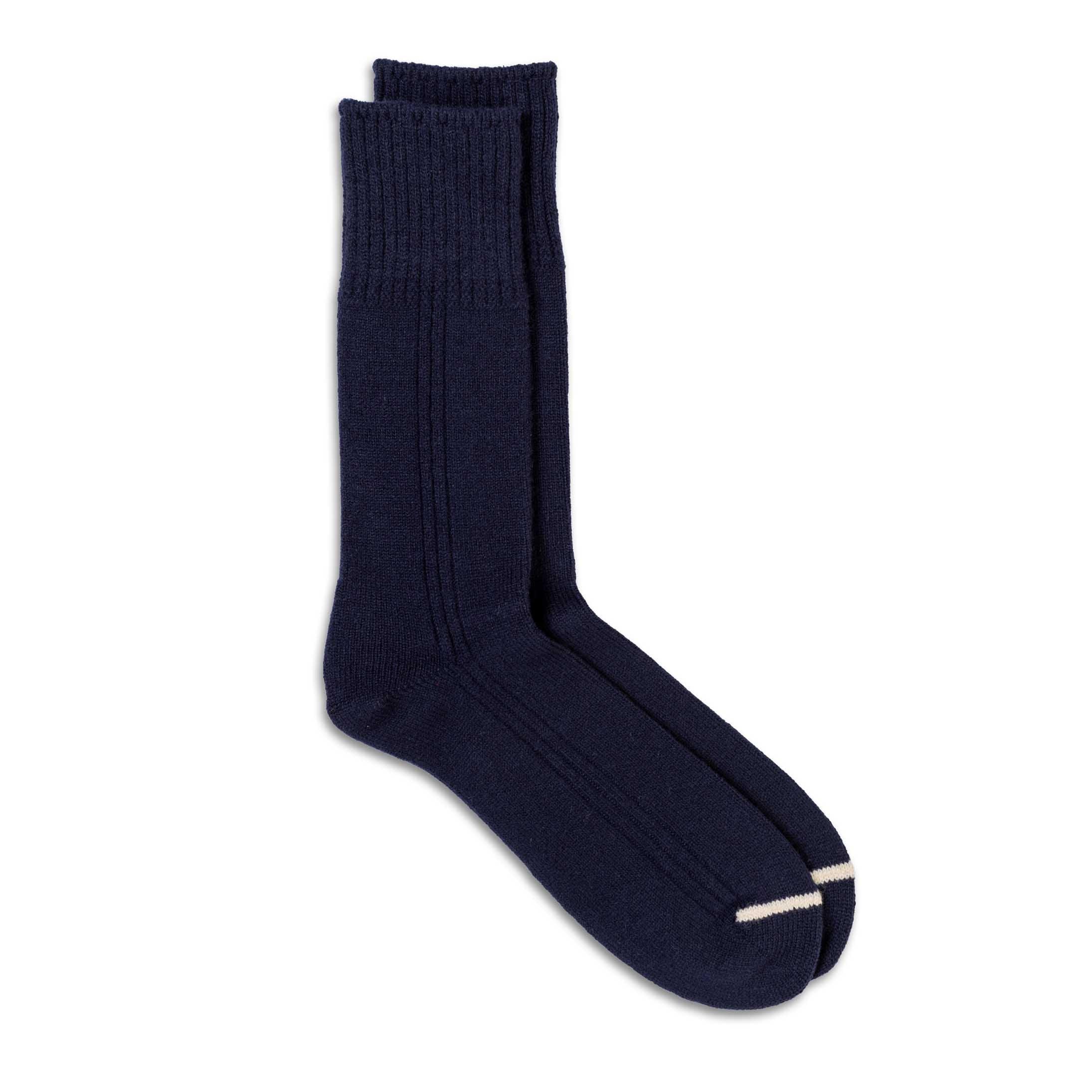 Merino Lambswool Sock Navy