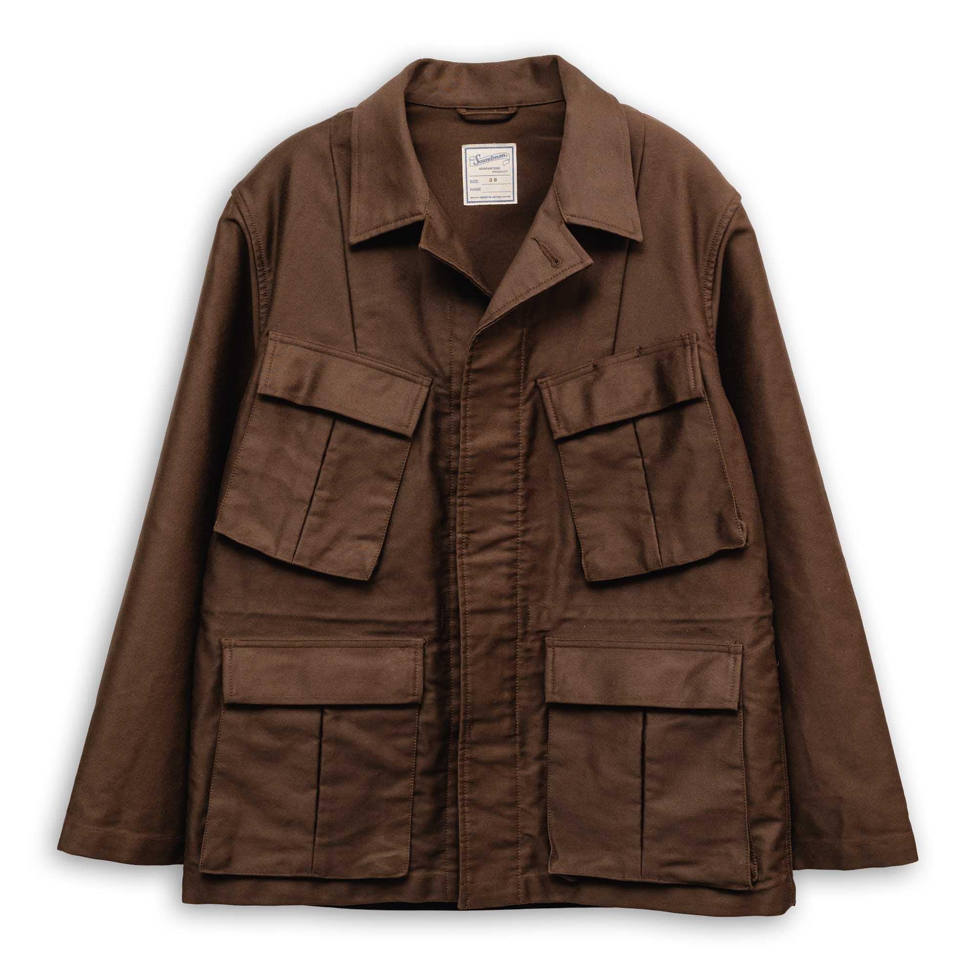 Albany Fatigue Jacket Dark Brown