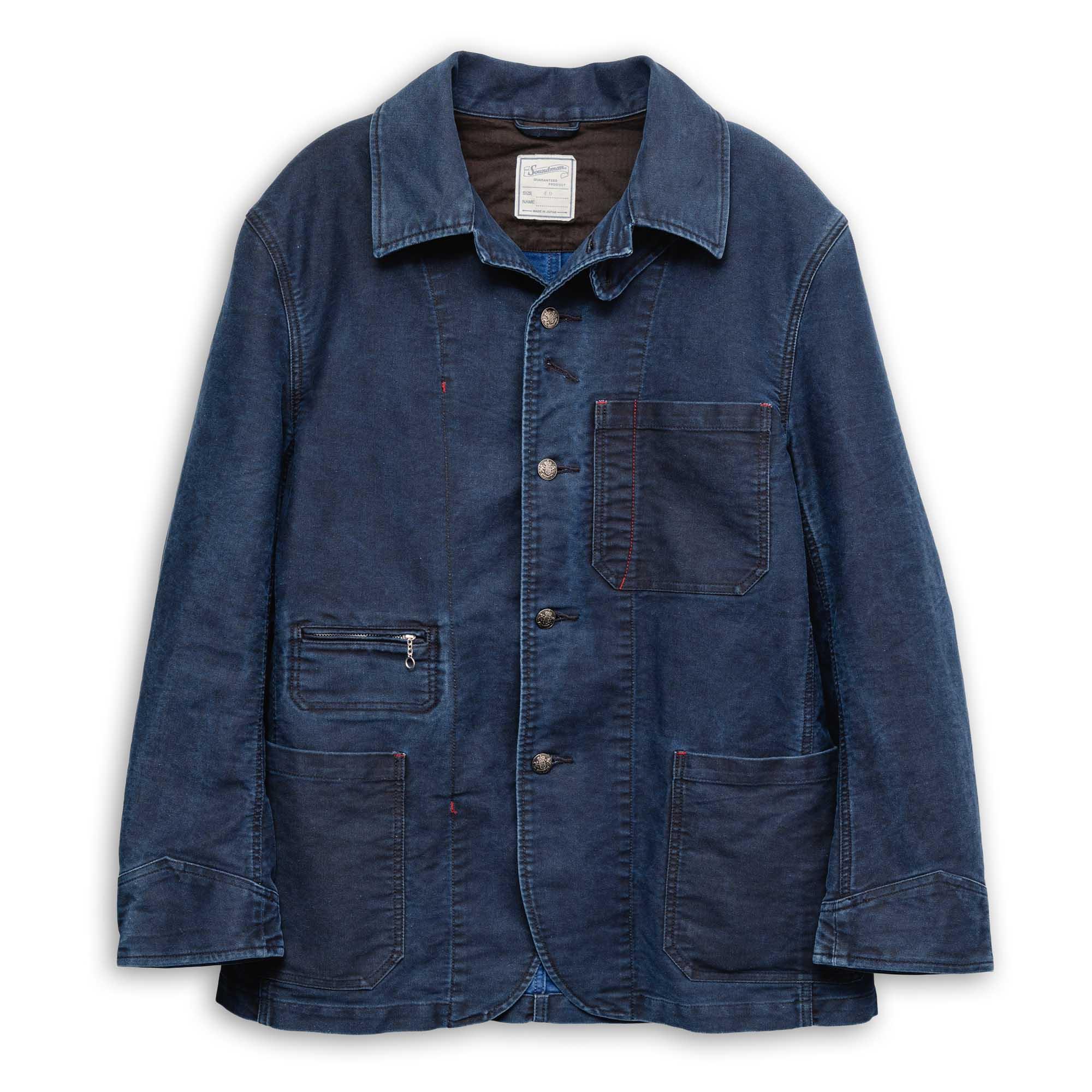 Birmingham Jacket Black Indigo Dye