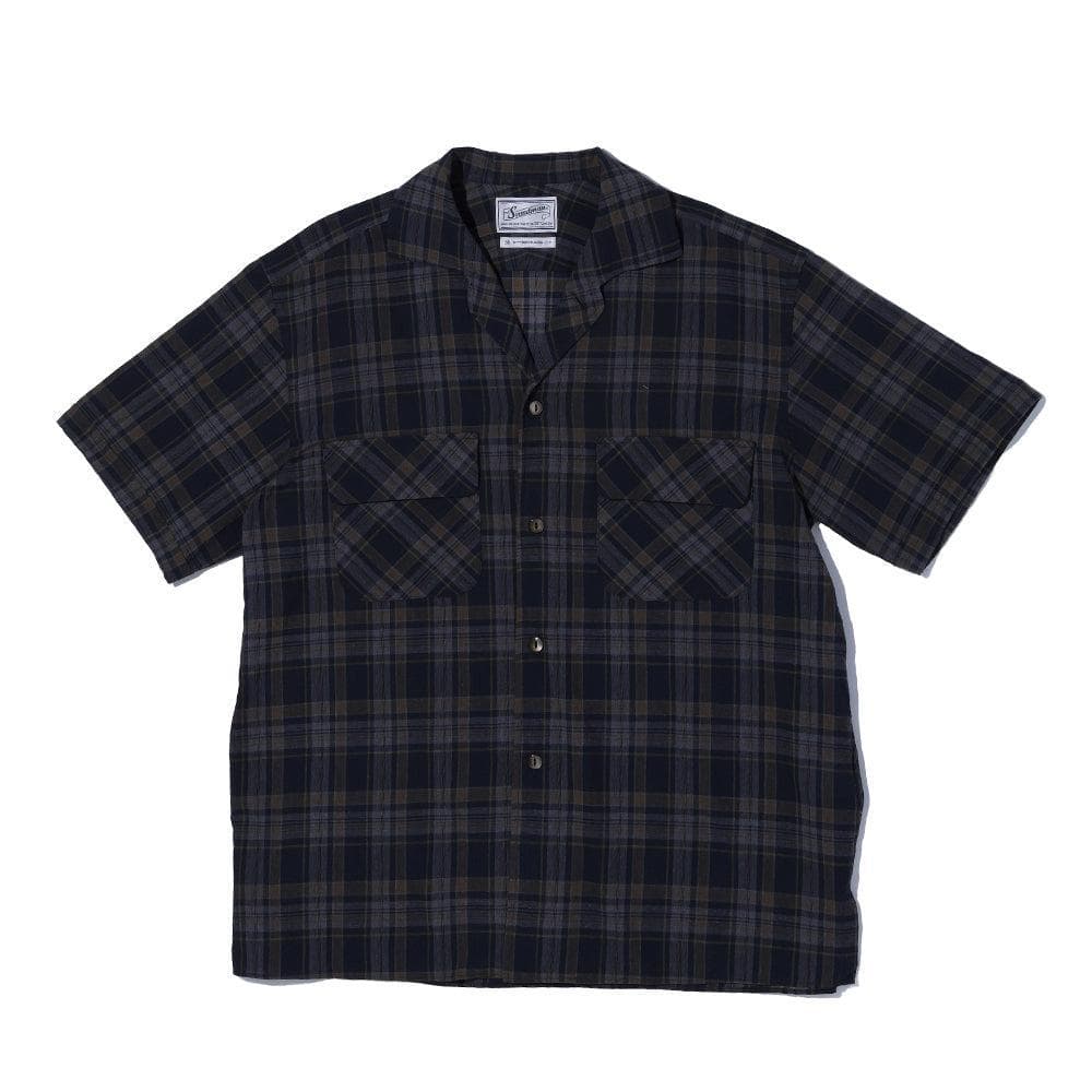 Shark II Open Collar Shirt Brown