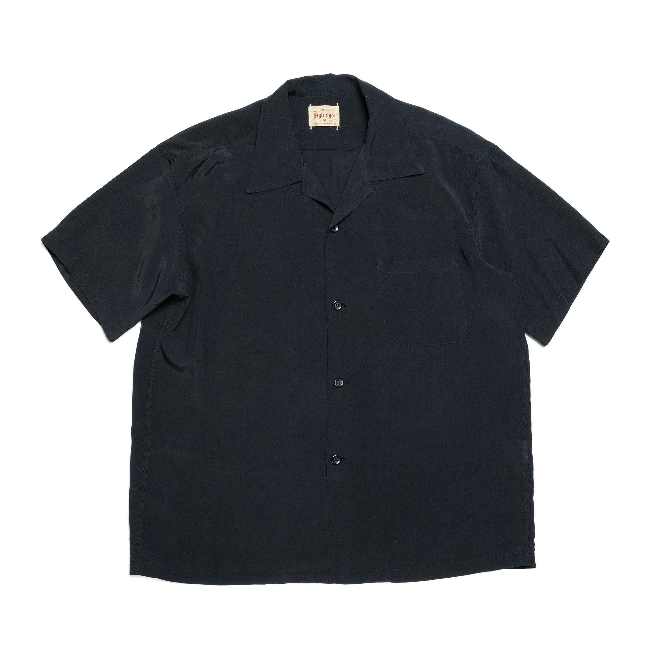 by Toyo Enterprise Plain Bowling S/S Shirt Black