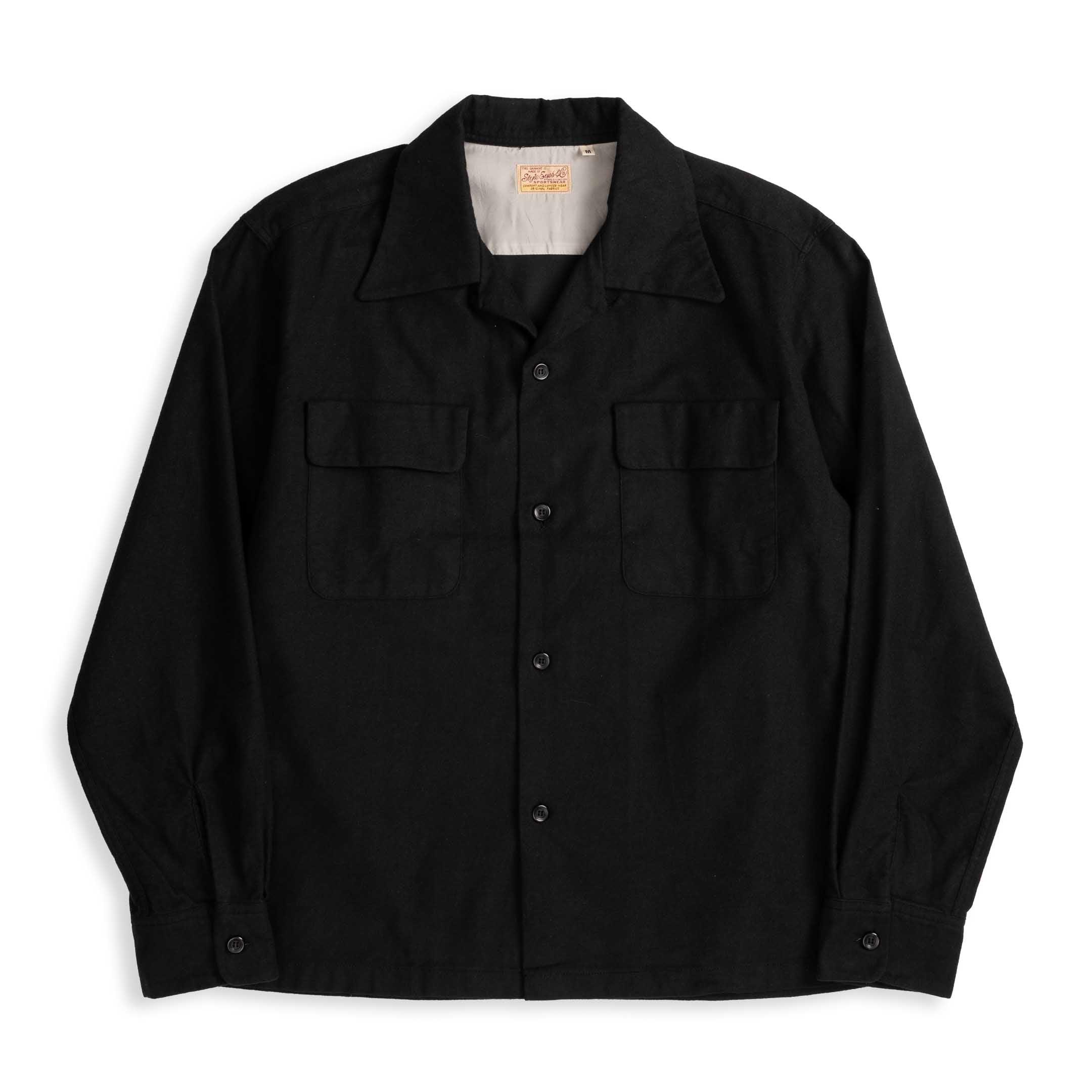 by Toyo Enterprise Plain Flannel Sports Shirt Black