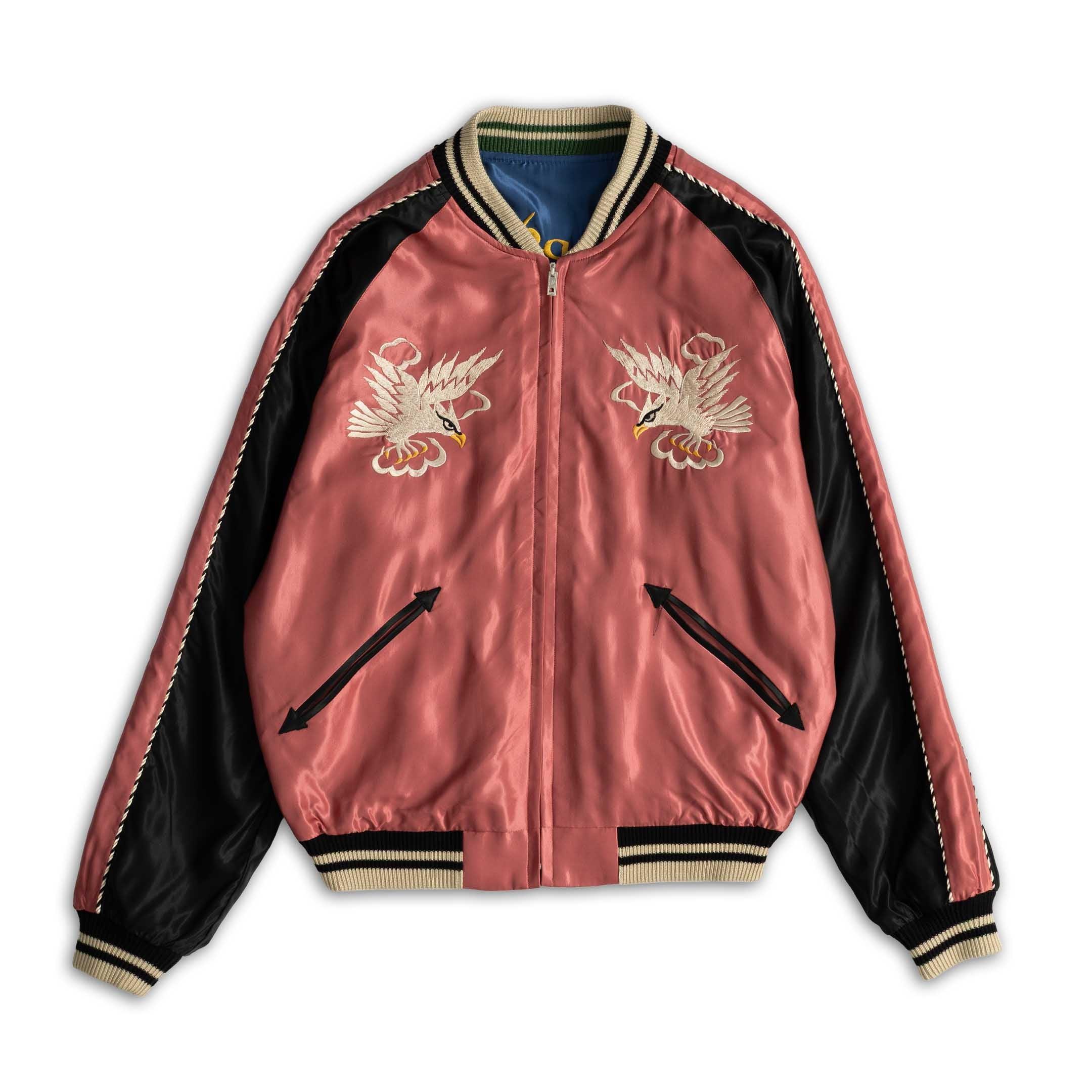 White Eagle  Landscape Souvenir Jacket Pink