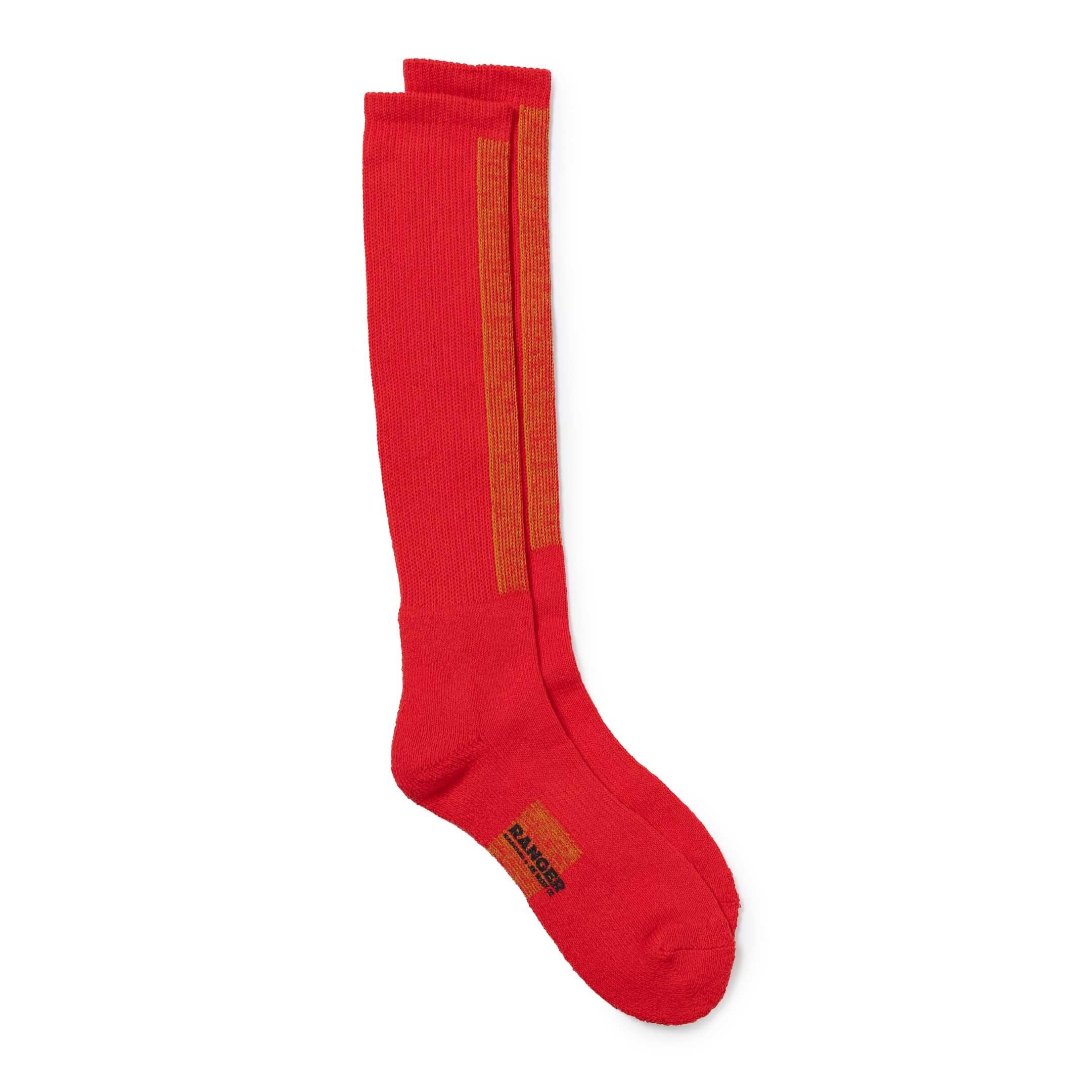'Ranger' Boot Socks Red