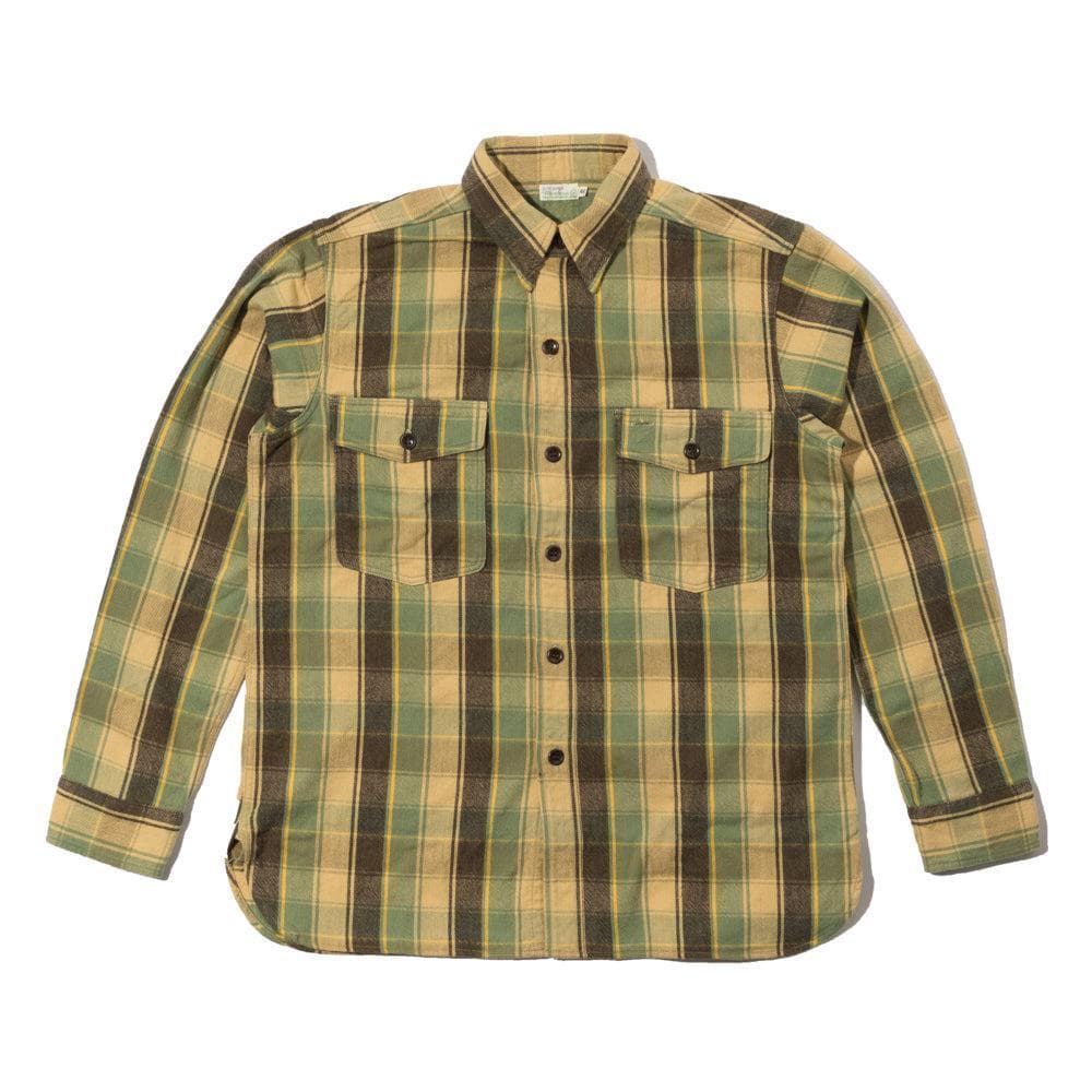 Lot. 3022 Flannel Shirt w/Chin Strap Beige