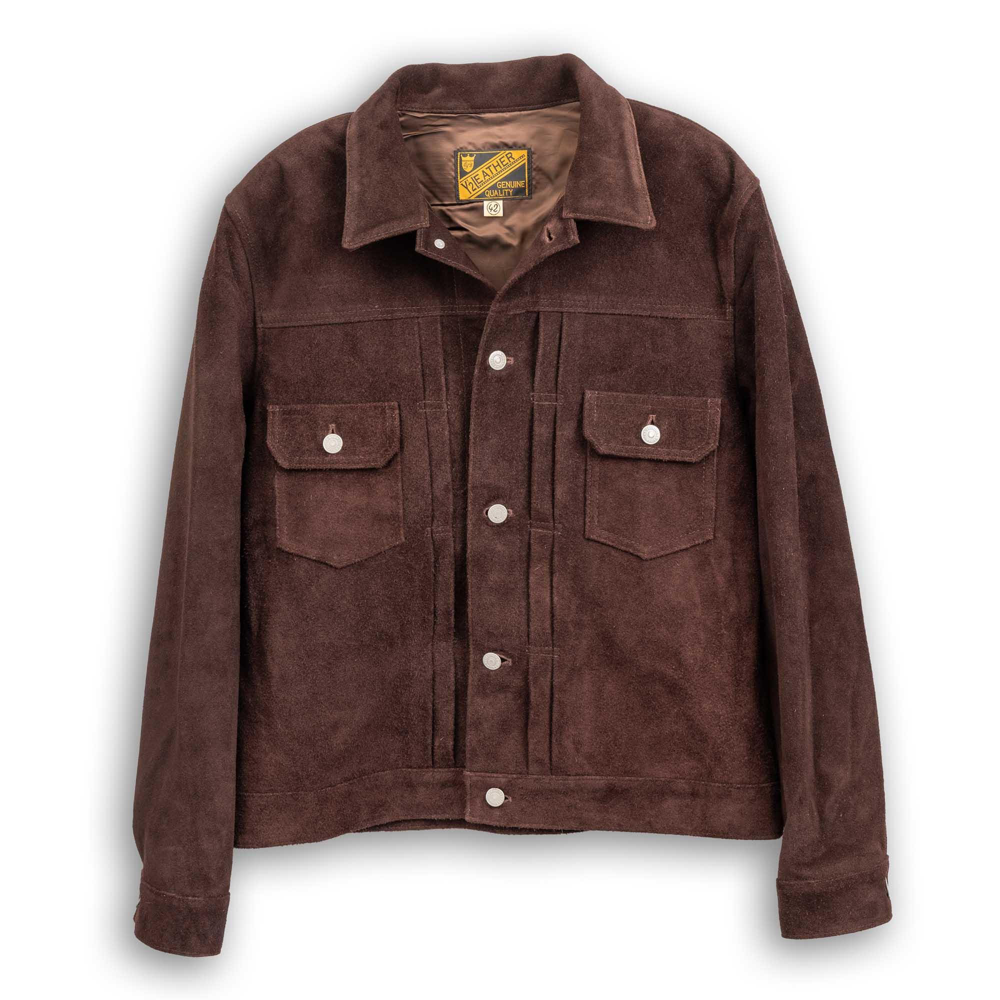 TB-141 Steer Roughout 2nd Type Jean Jacket Brown