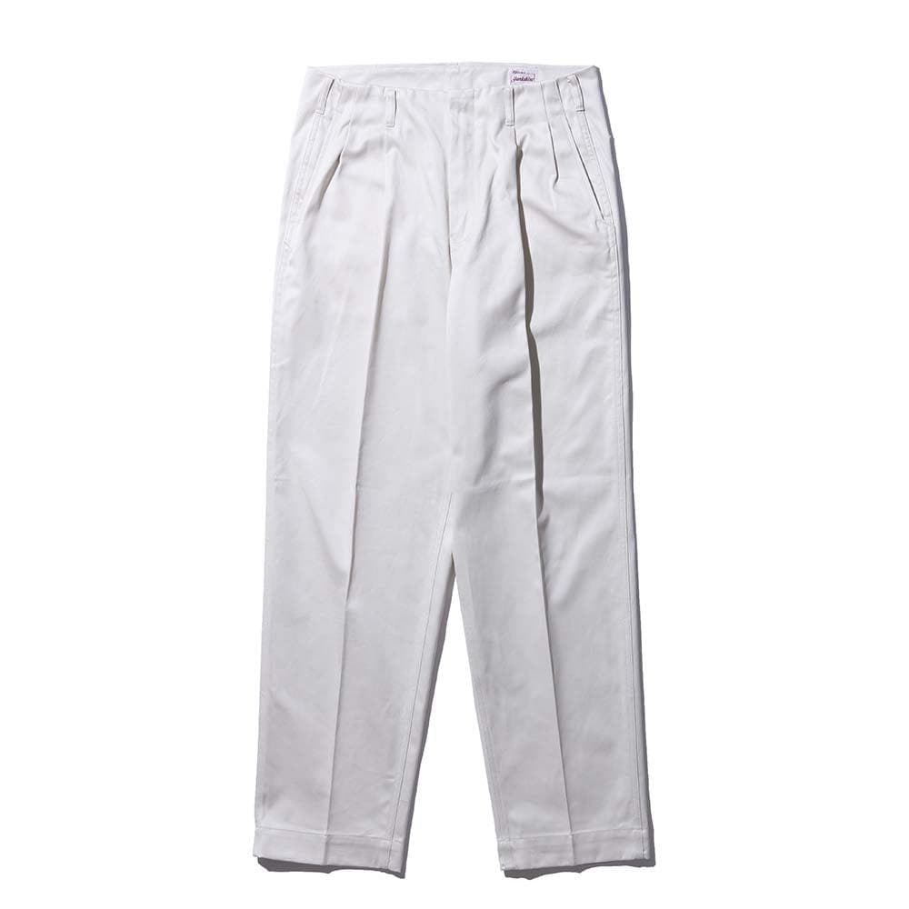 C1950 Peg Top Chino Trousers Stone