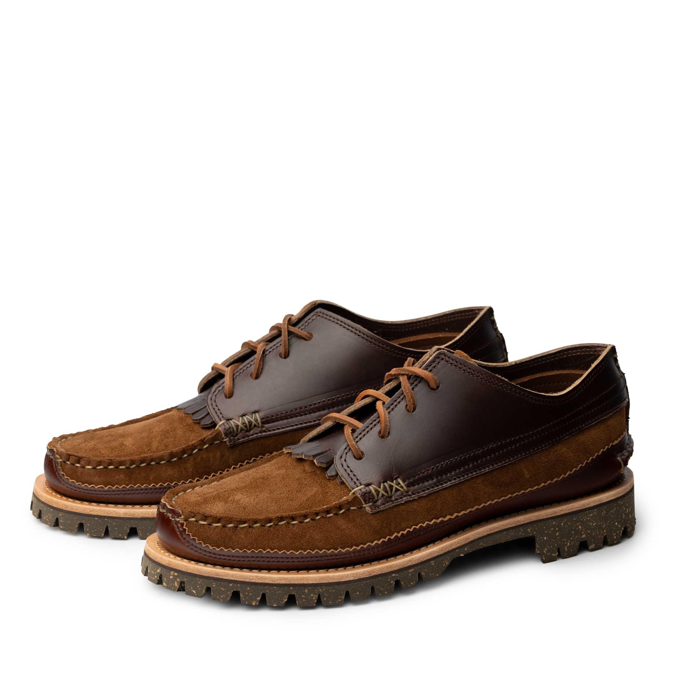 Semi Handsewn Maine Guide Ox DB w/Kiltie FO Snuff x G Brown