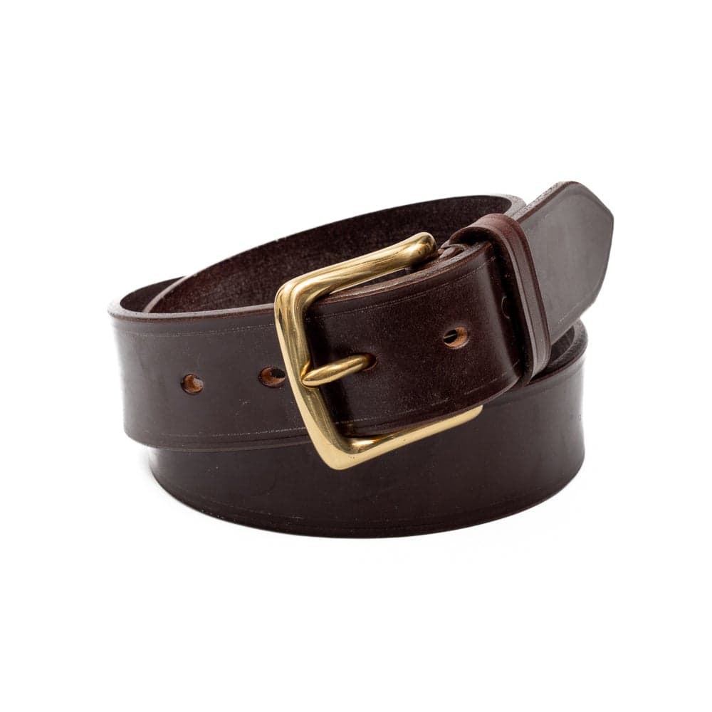 Broadway Belt Chestnut/Brass