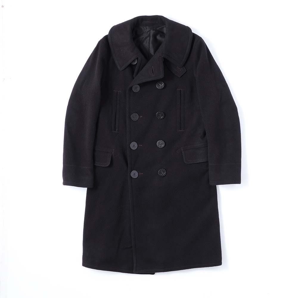 Pea Coat Long Navy