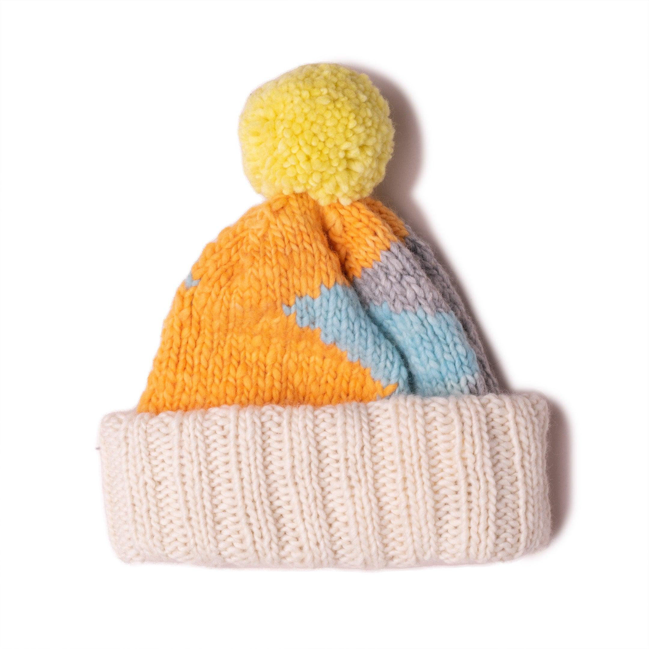 Double Cuff Cap Lightning Ivory