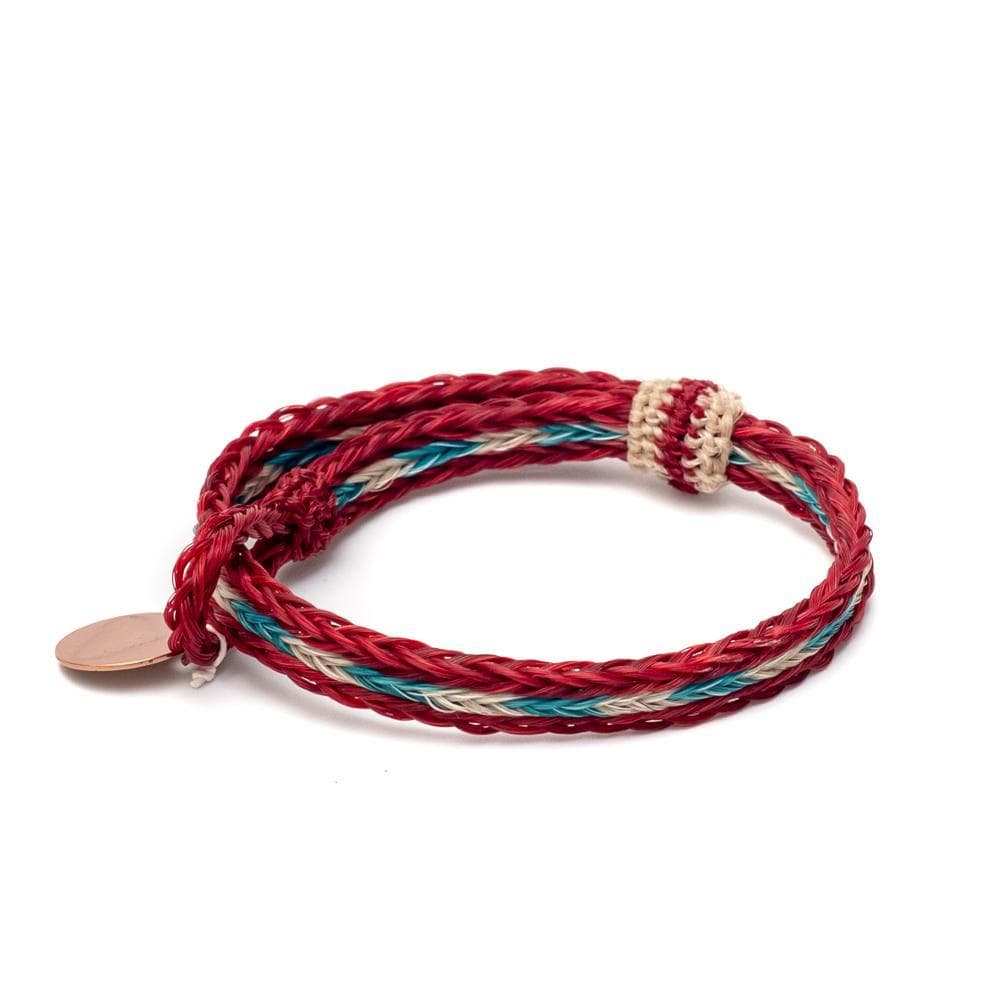 H.H. Braided Bracelet Red