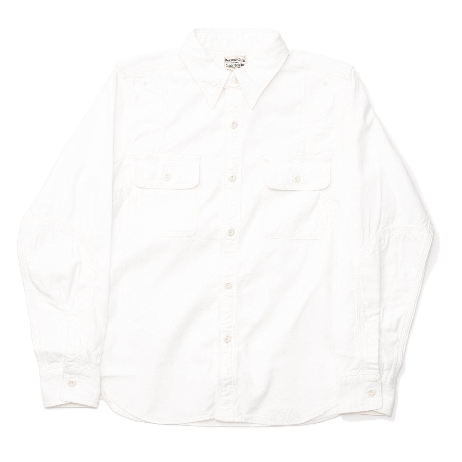 770WS Chambray Shirt White