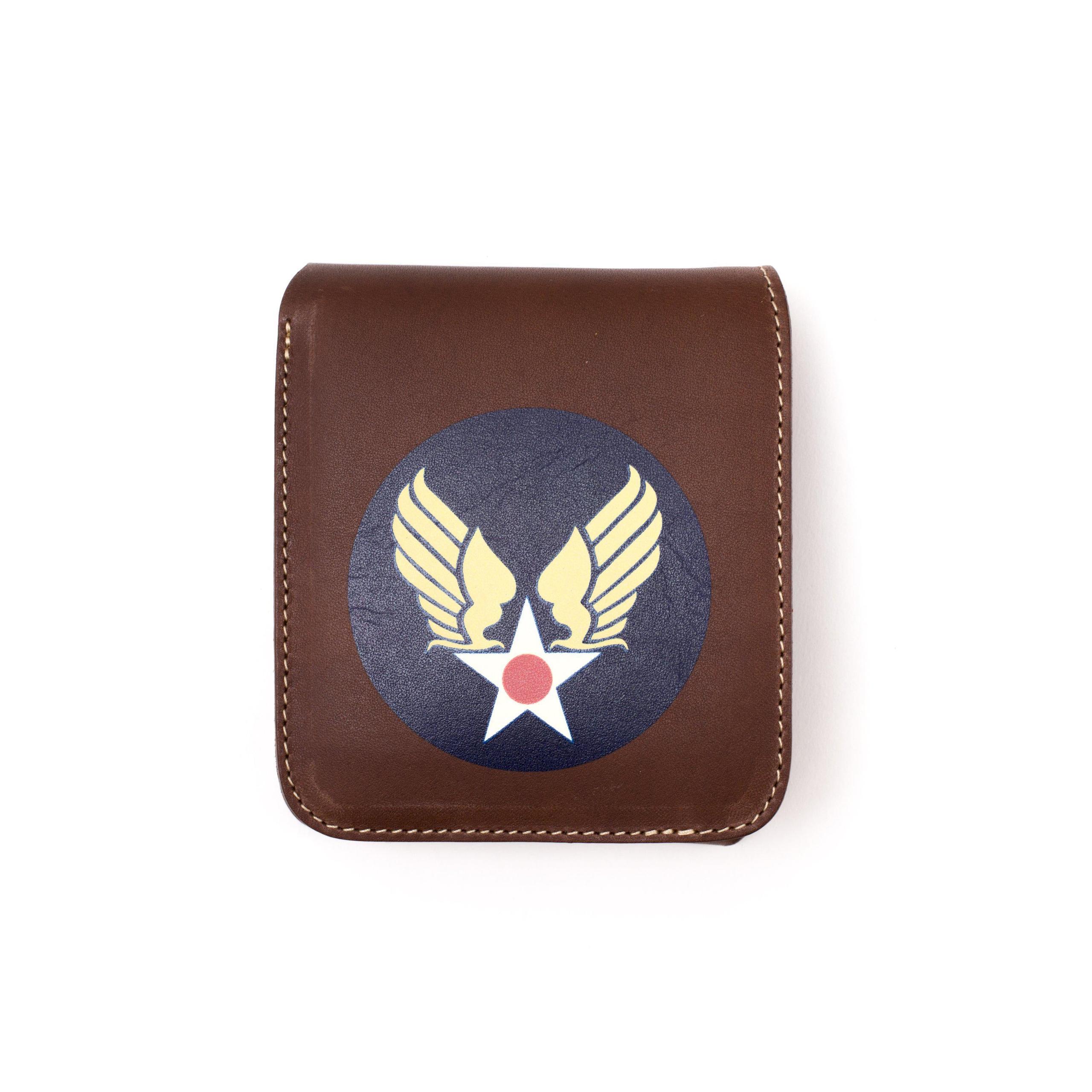 Red Moon Short Wallet U.S. Air Force Brown
