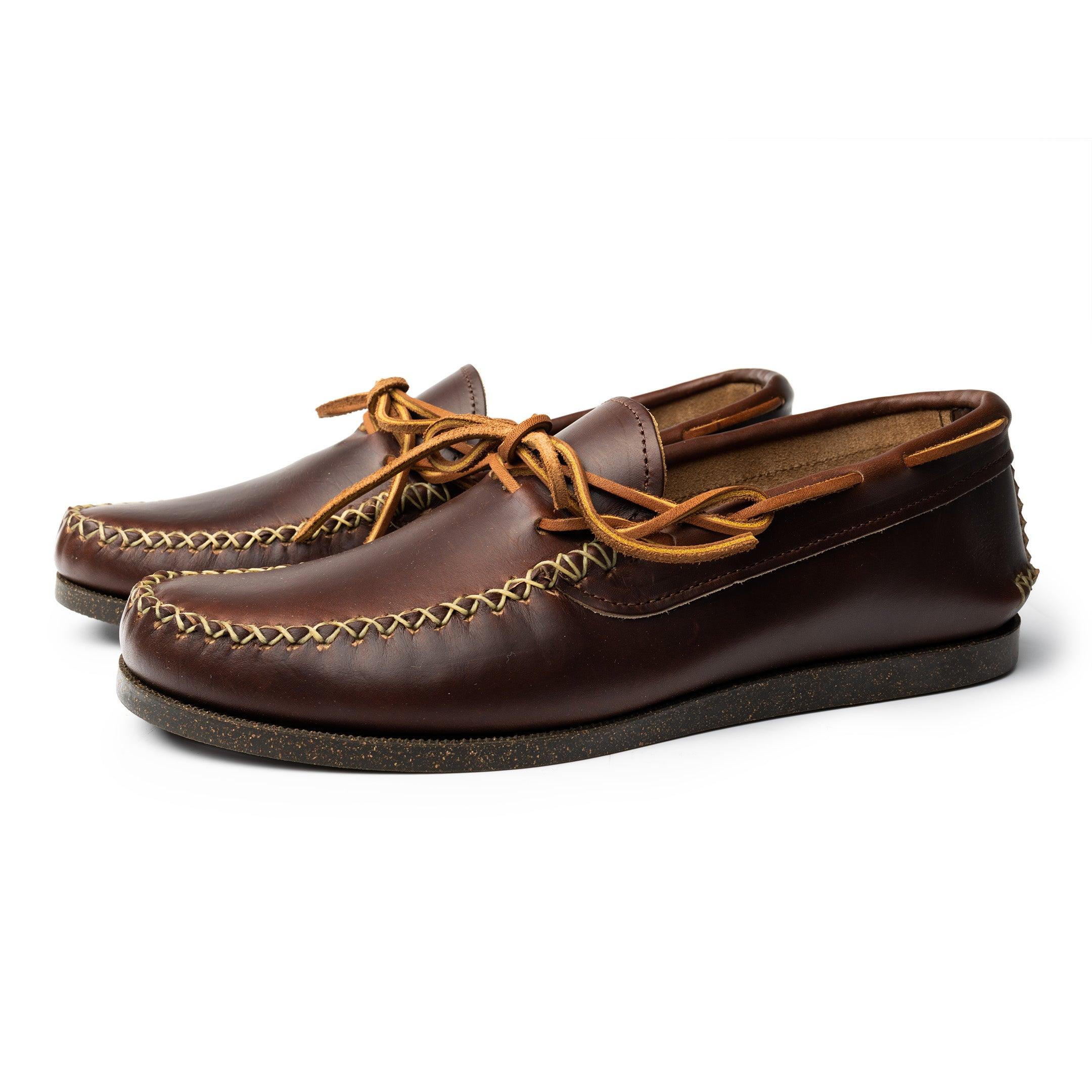 Canoe Moc w/ Camp Sole G Brown