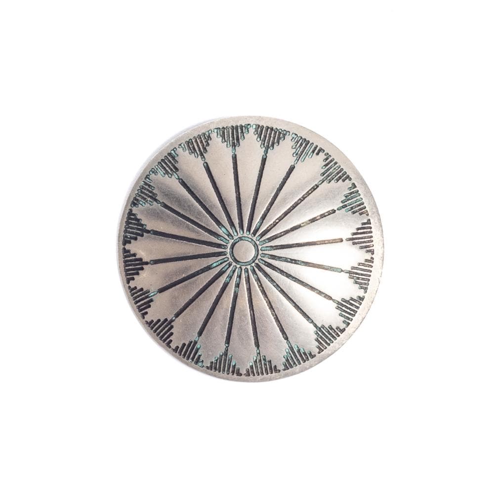 Nickel Silver Concho Pin 1 (1.5")
