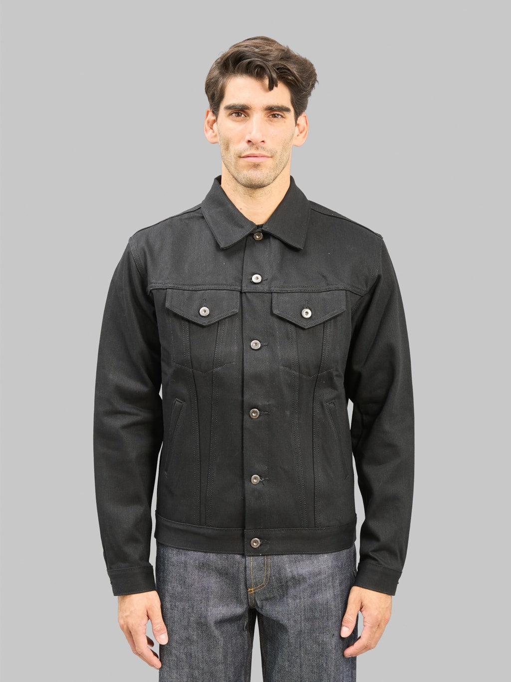 Type 3s Denim Jacket Double Black