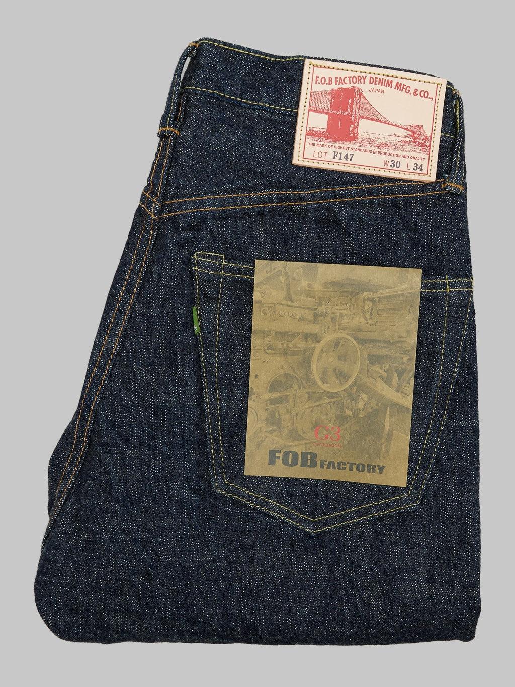 F147 14oz G3 Slim Straight Jeans