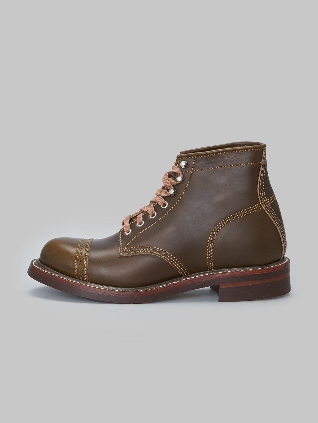 Combat Boots Horween Leather CXL Dark Olive