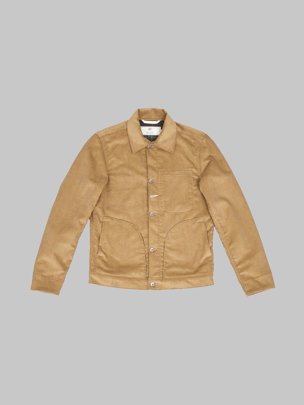 Supply Jacket Lined Tan Corduroy